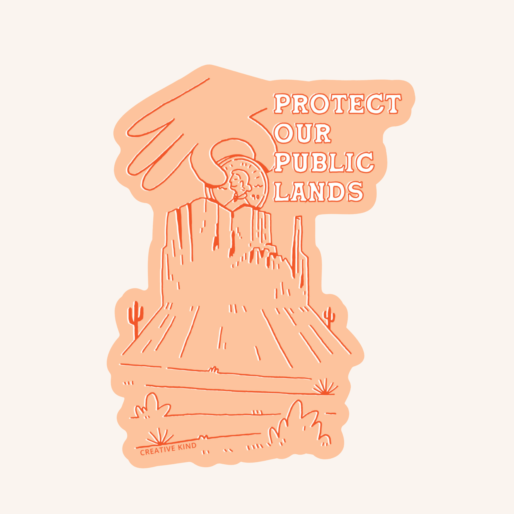 Public Lands Vinyl Sticker