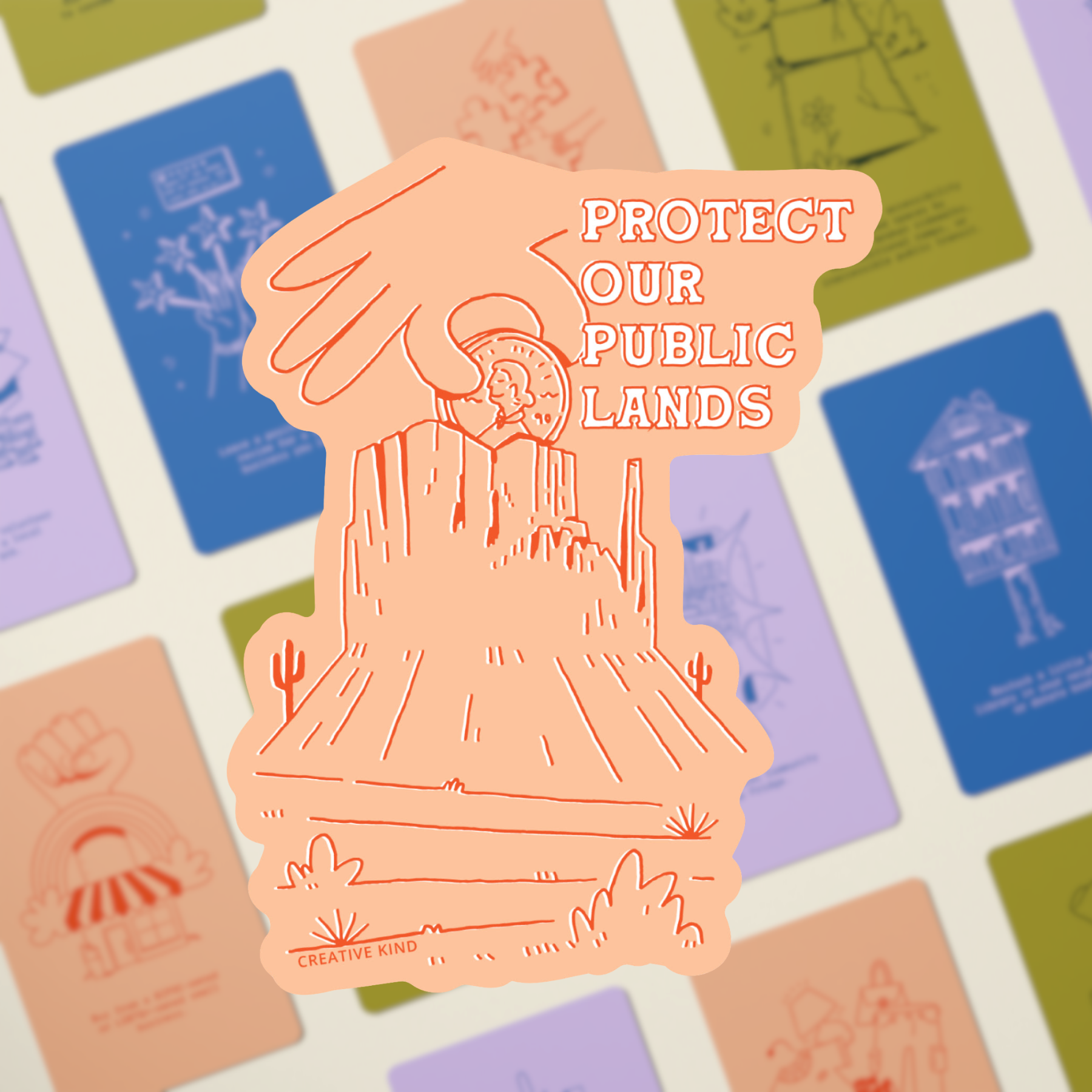 Public Lands Vinyl Sticker