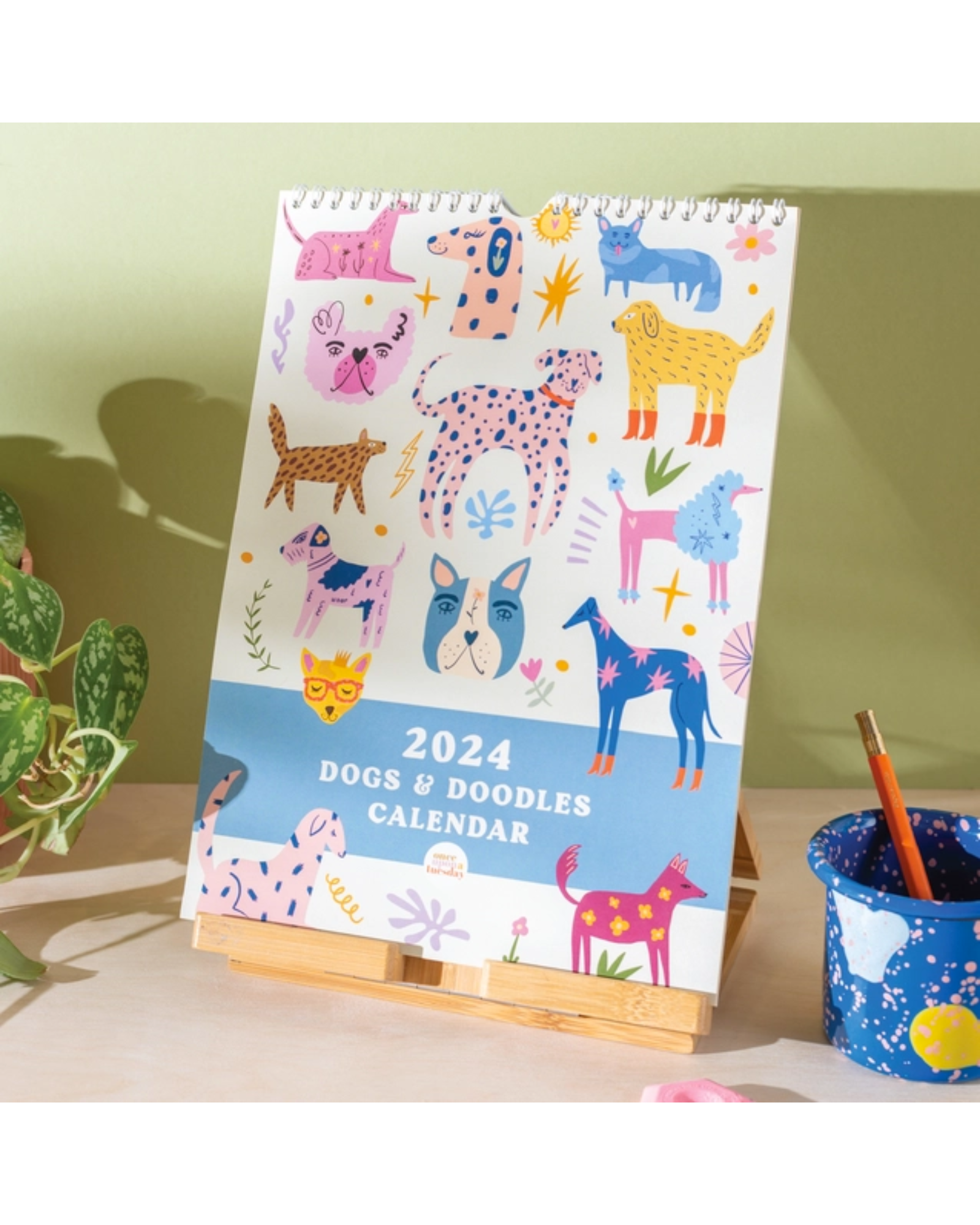 2024 Dogs & Doodles Wall Calendar