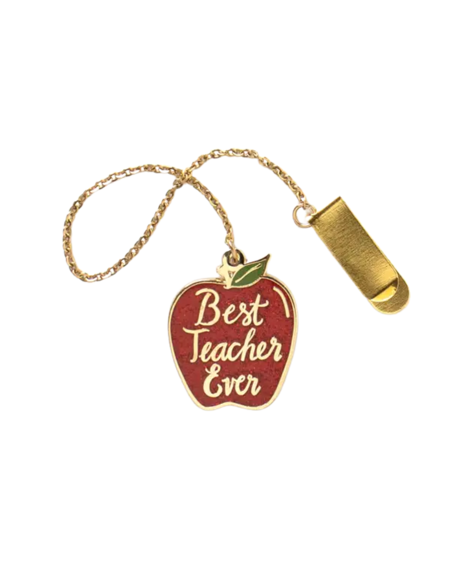 Best Teacher Ever Enamel Bookmark