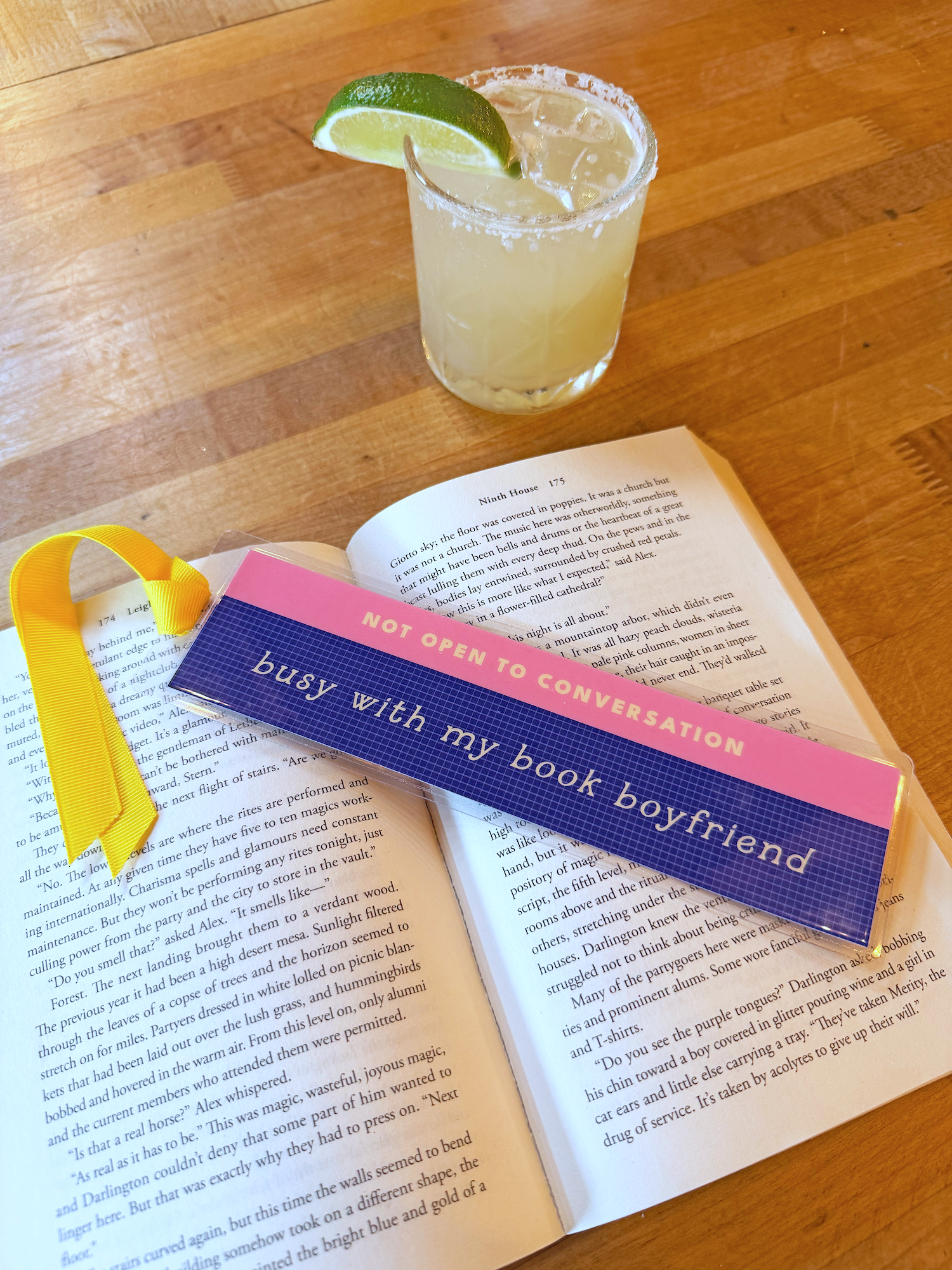 "Book Boyfriend" Conversation Bookmark