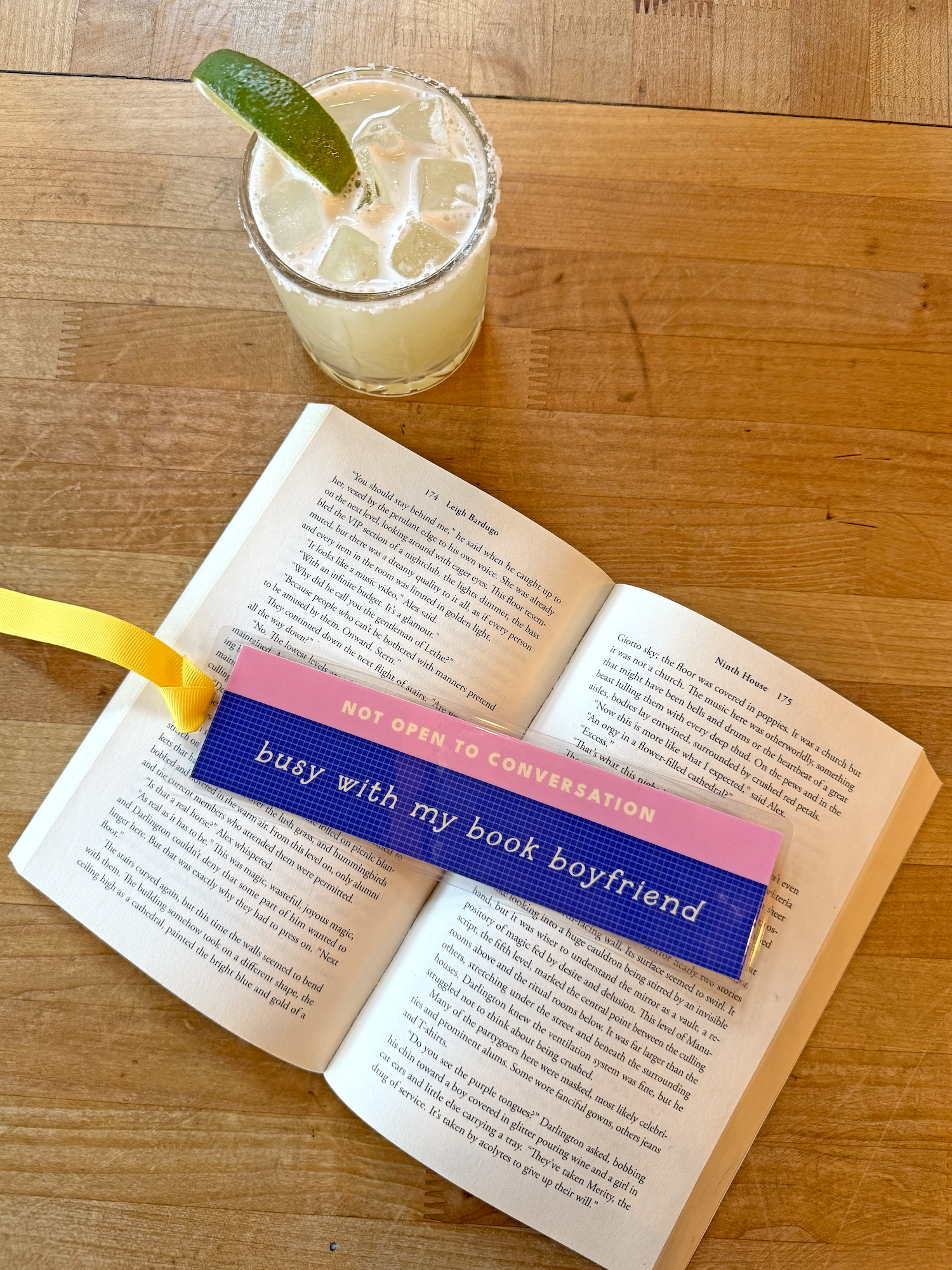 "Book Boyfriend" Conversation Bookmark