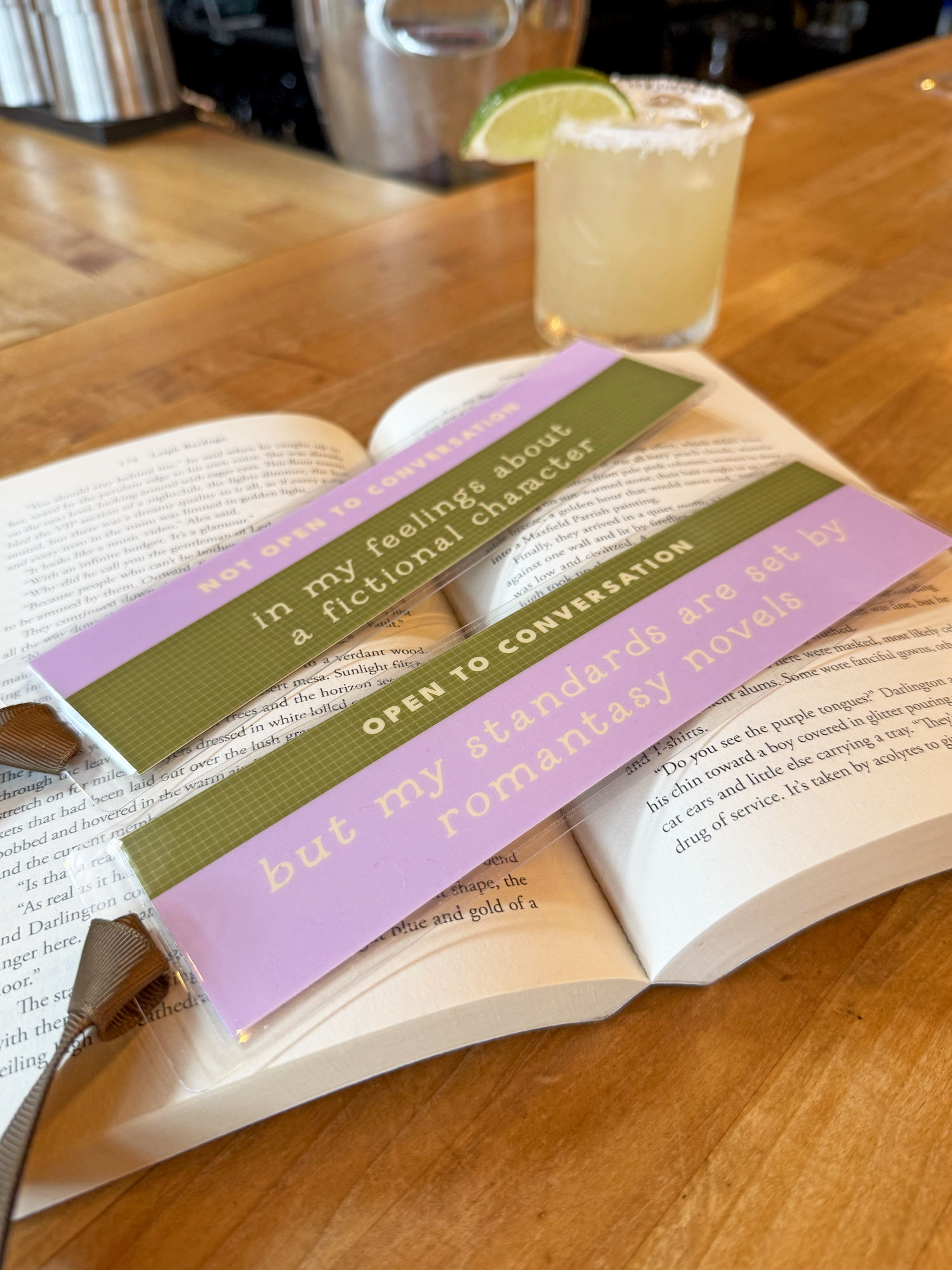 "Romantasy Expectations" Conversation Bookmark