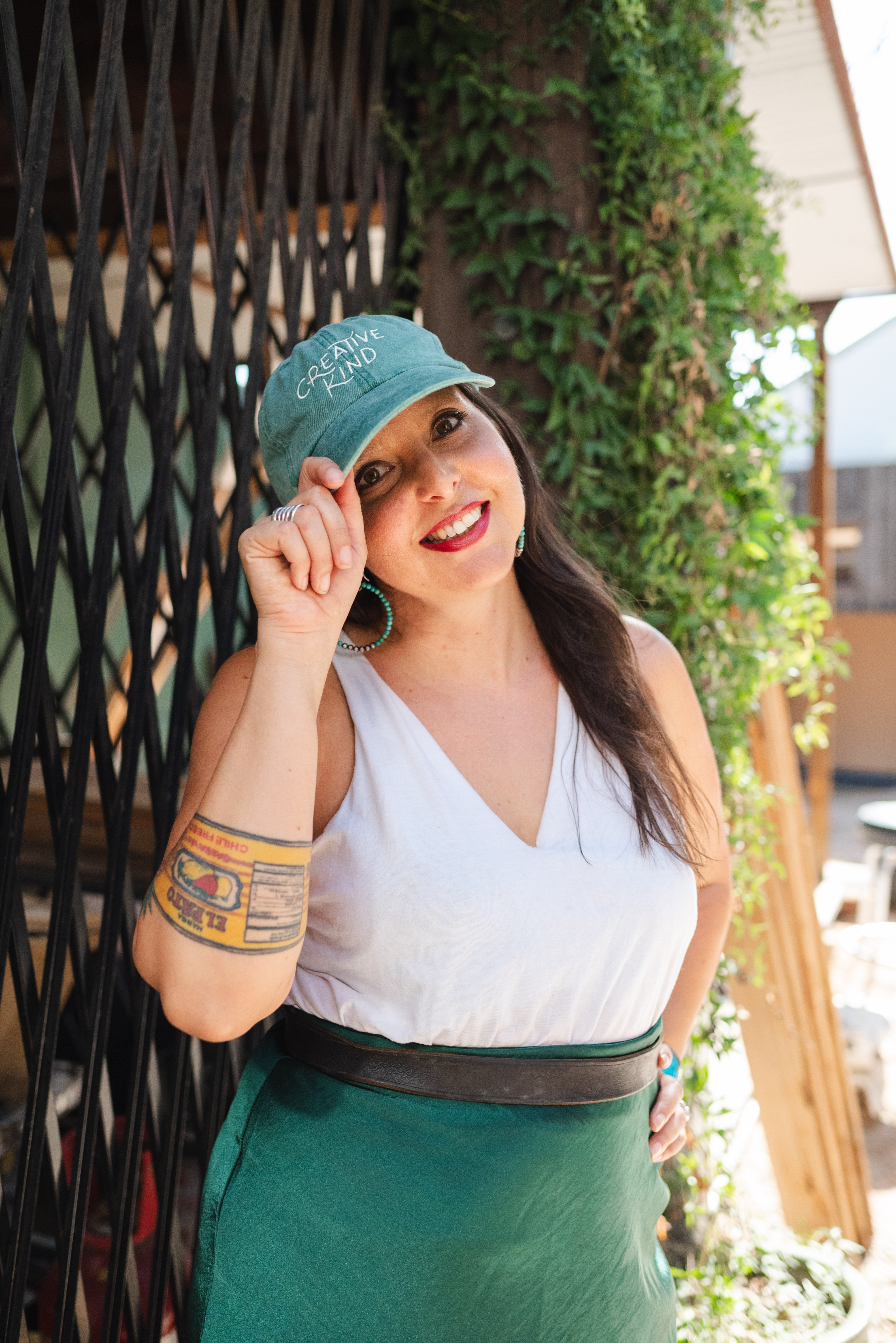 Creative Kind Tucson Saguaro Dad Hat | Forest Green