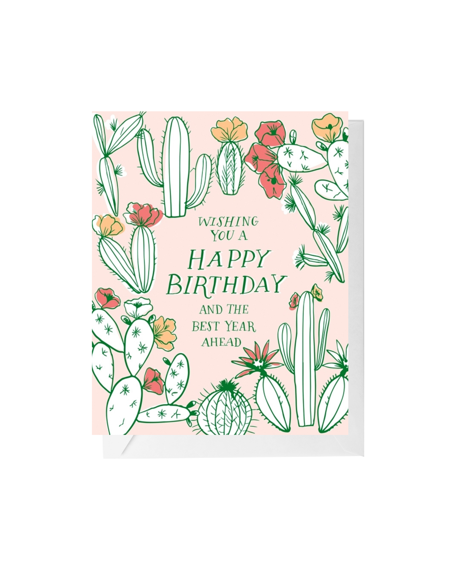 Wishing You a Very Happy Birthday Card - Pink Roses | Greeting Card