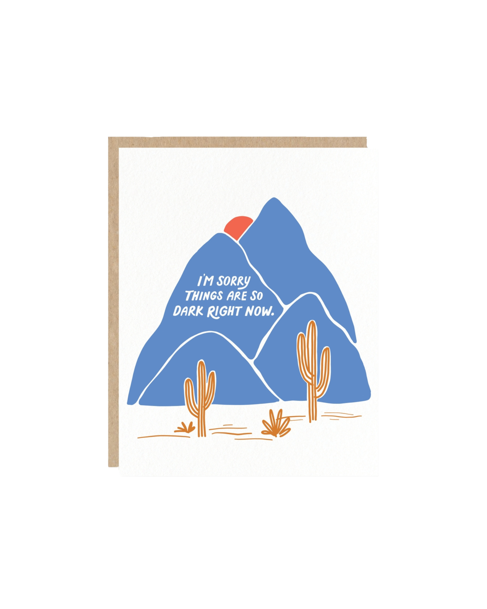 Dark Right Now Greeting Card