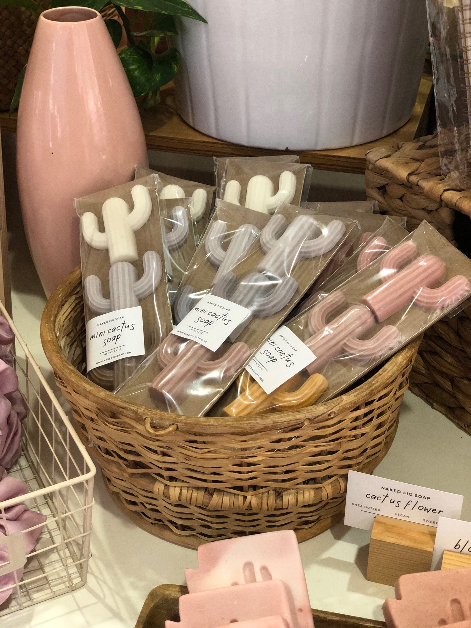 Mini Cactus Soap Trio