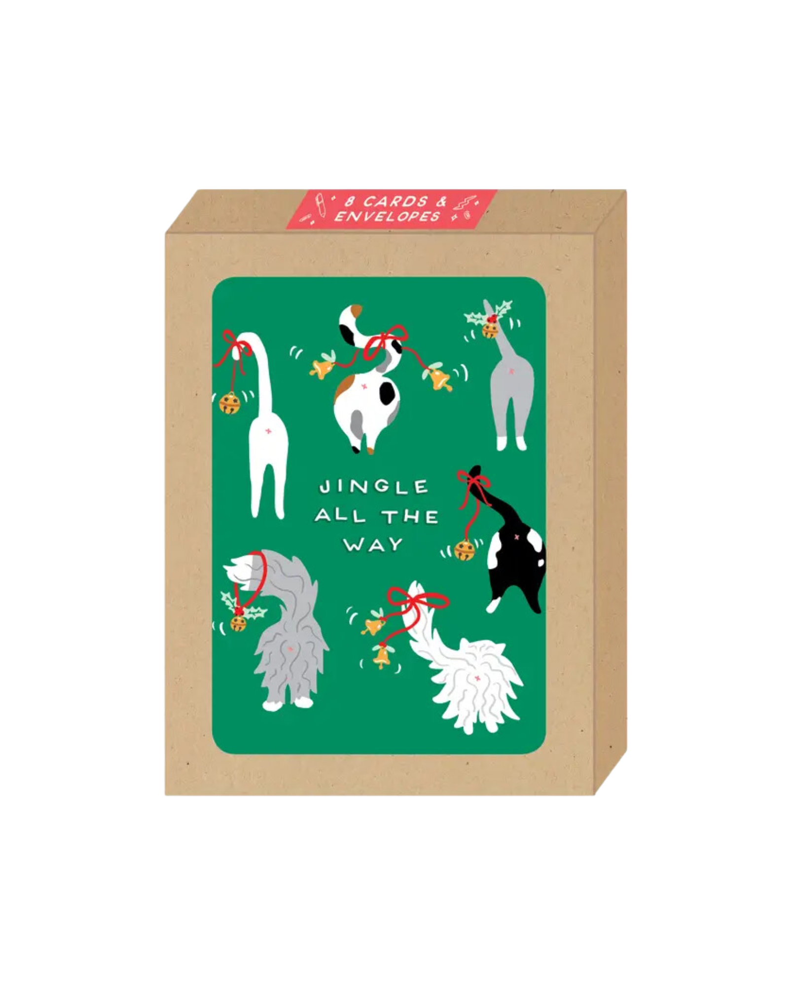 Jingle Cats Holiday Card Boxed Set of 8