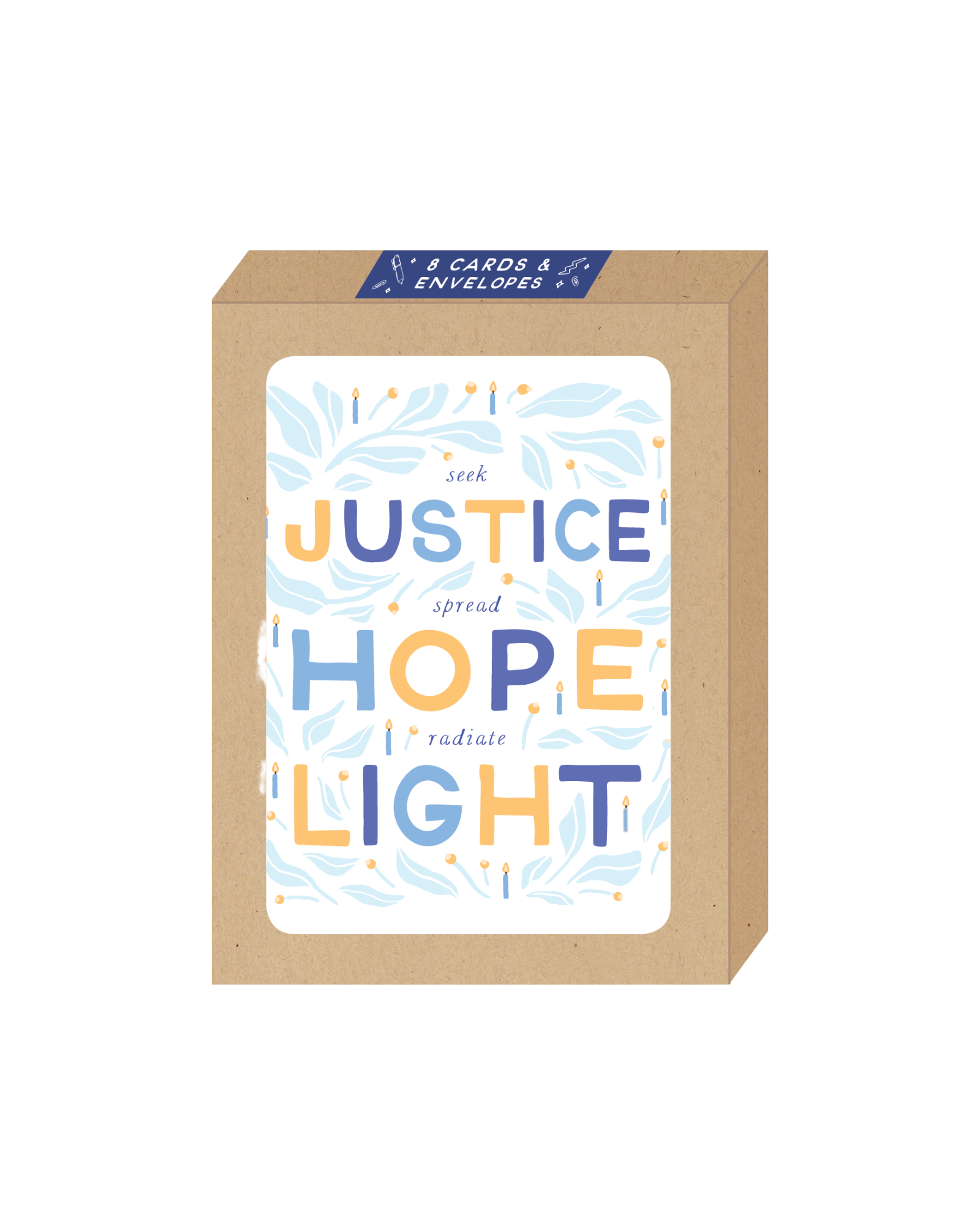 Justice Hanukkah Greeting Card Box Set of 6