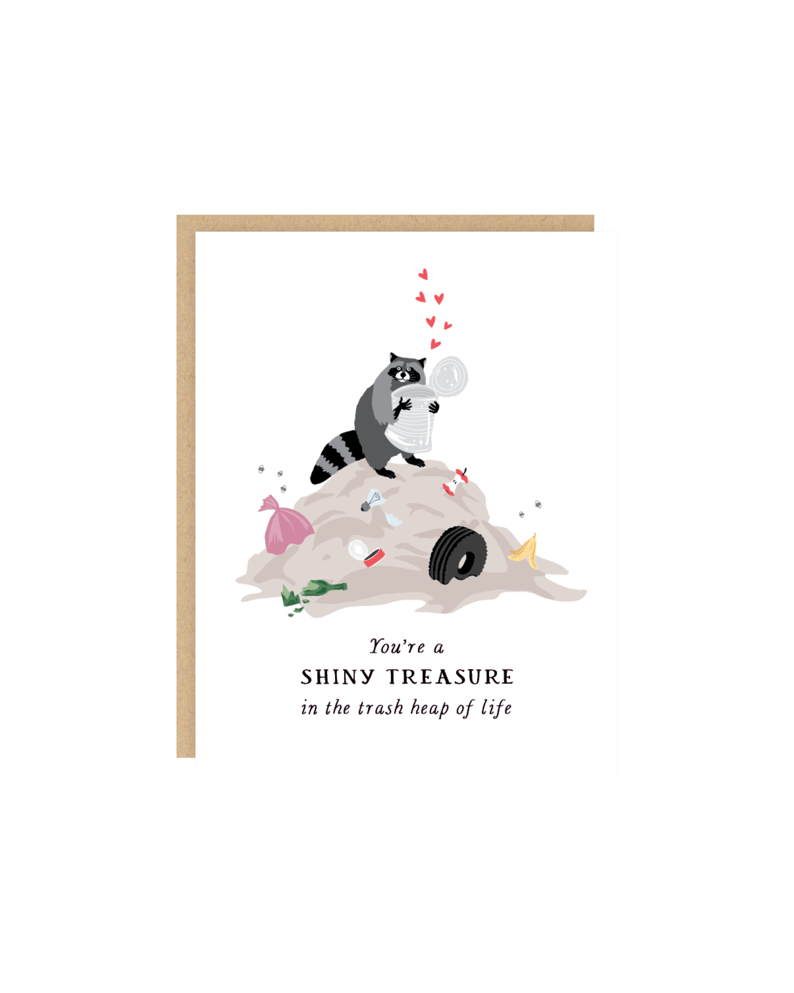 Shiny Treasure Greeting Card