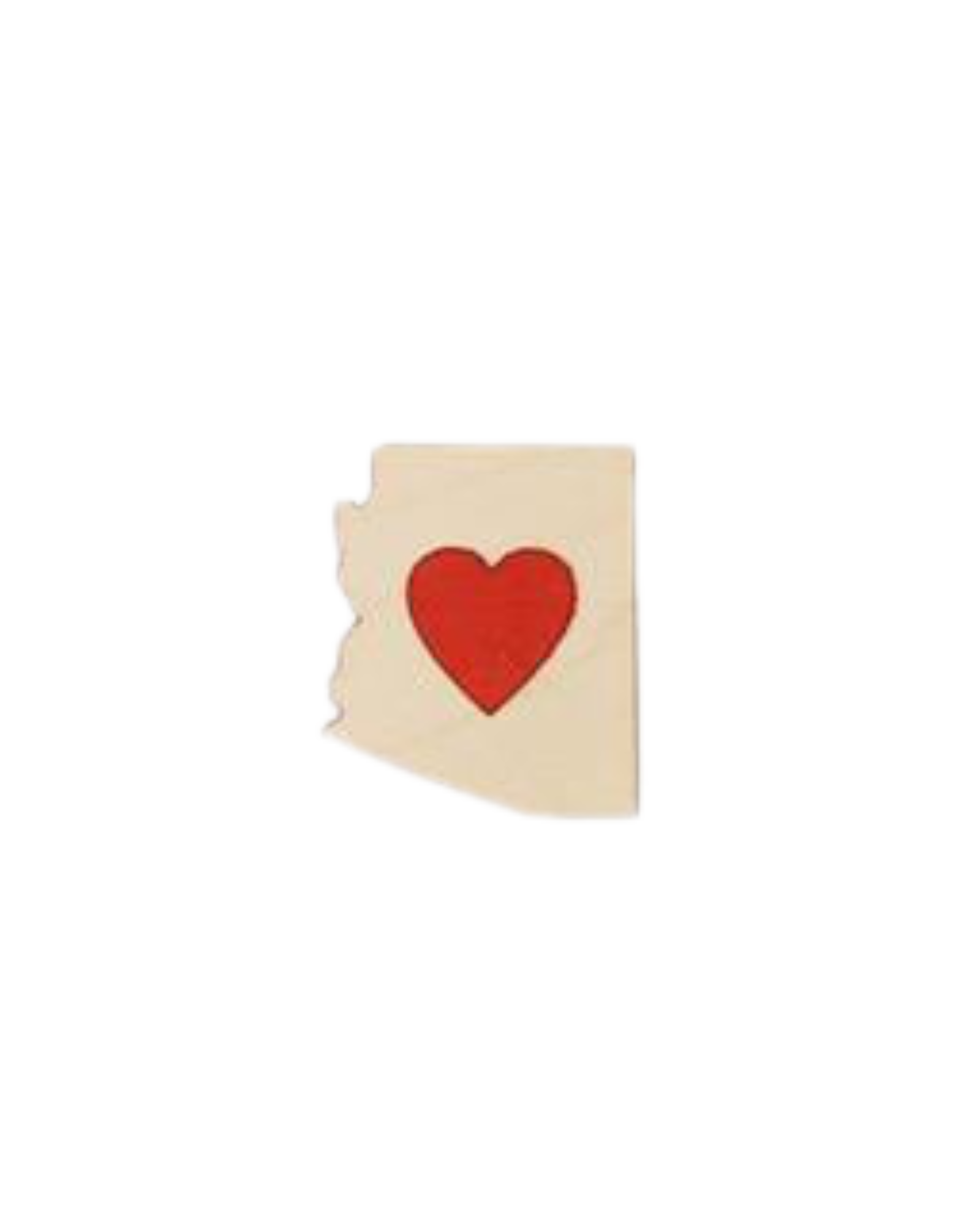 Arizona Heart Magnet