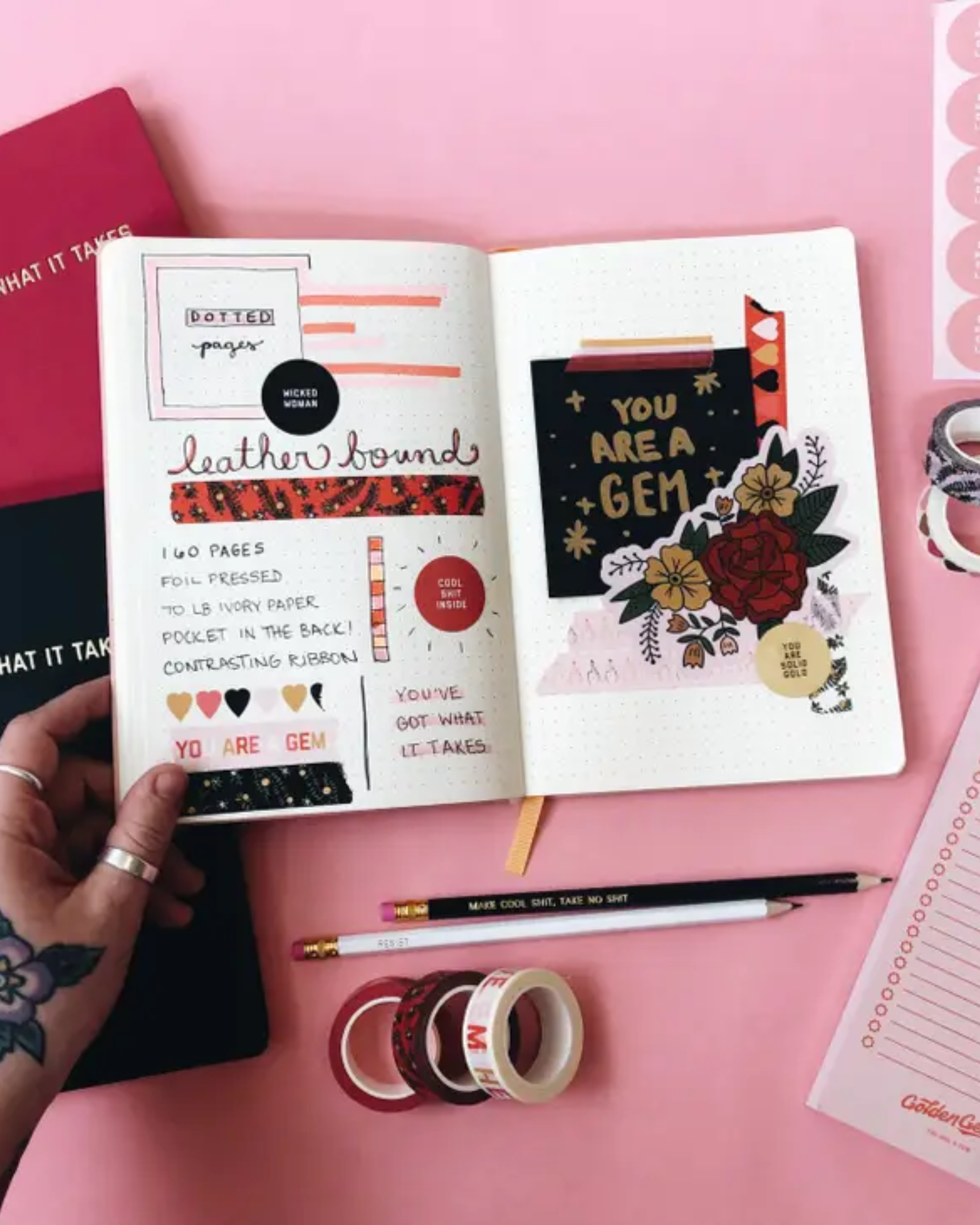 Big Fucking Plans Dotted Journal