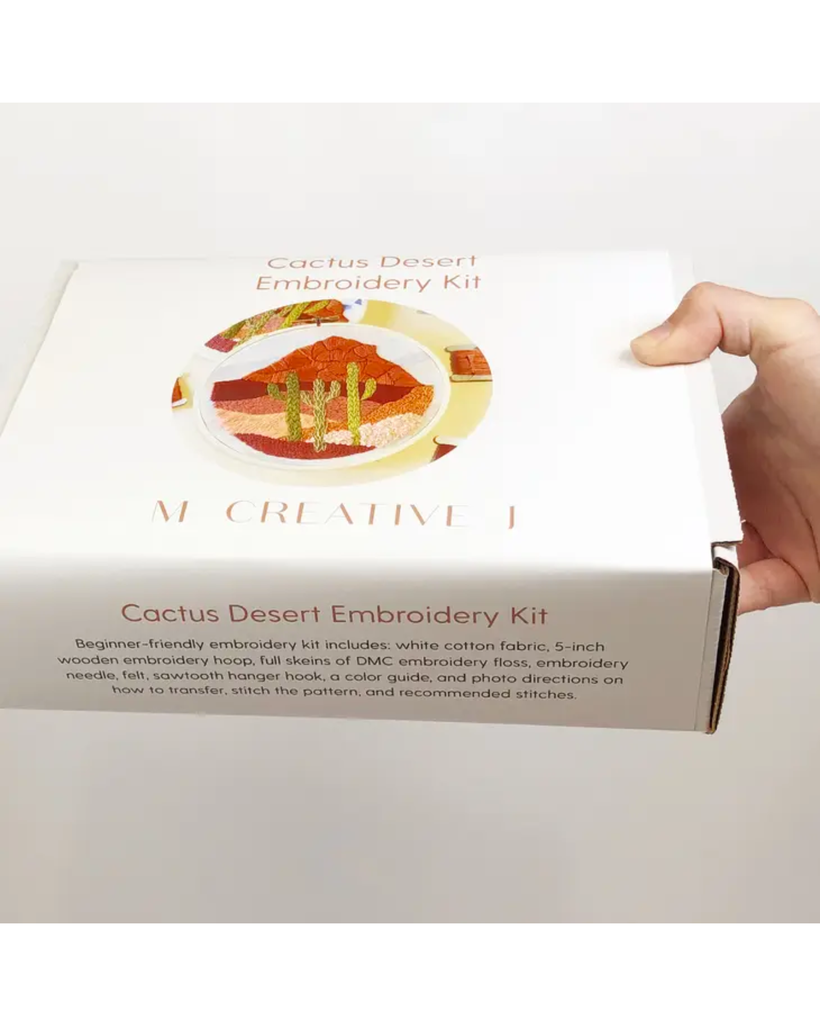 Cactus Desert Embroidery Kit