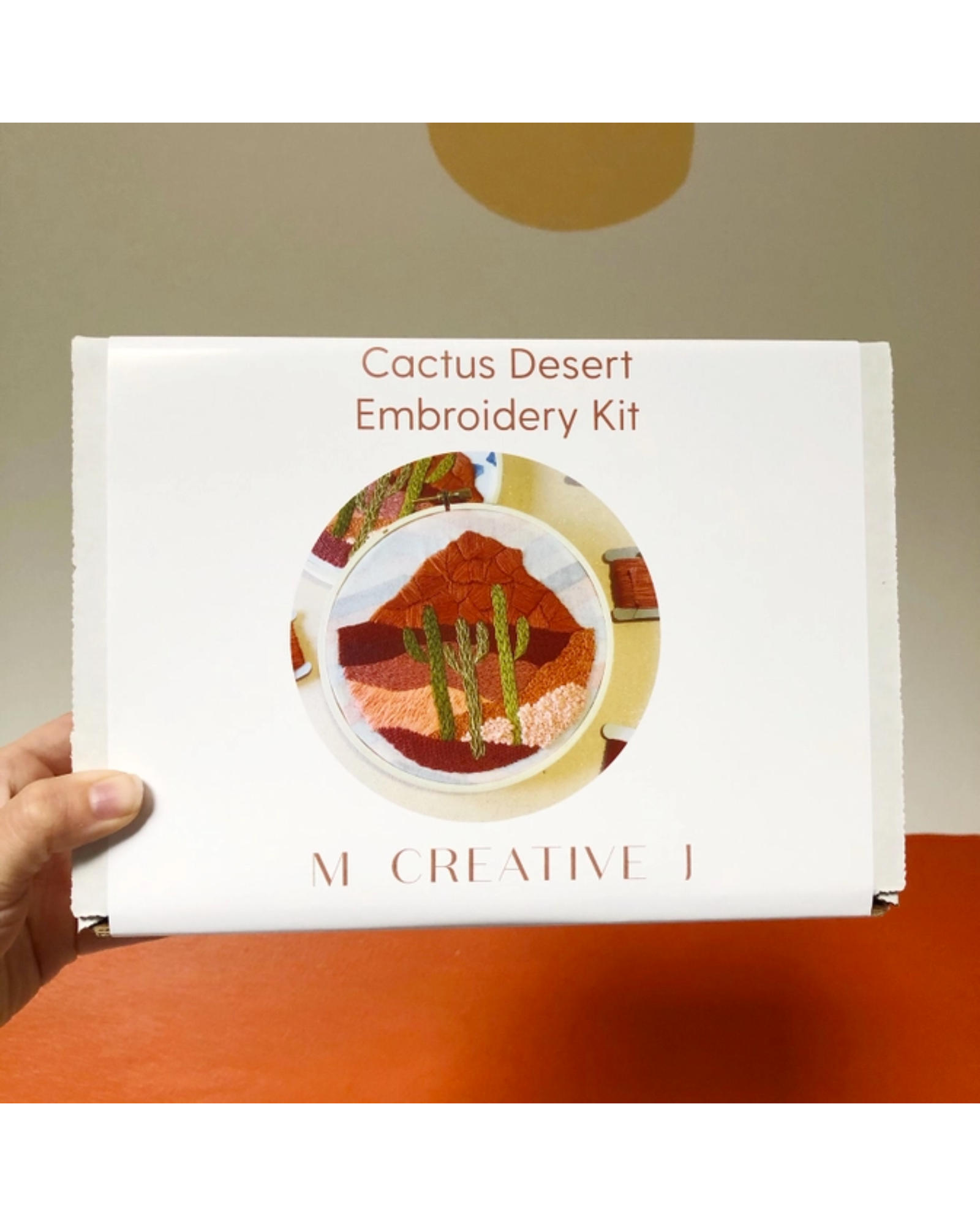 Cactus Desert Embroidery Kit