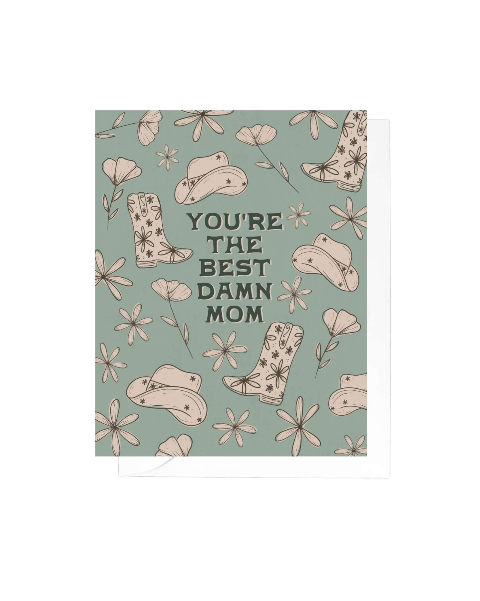 Best Damn Mom Greeting Card