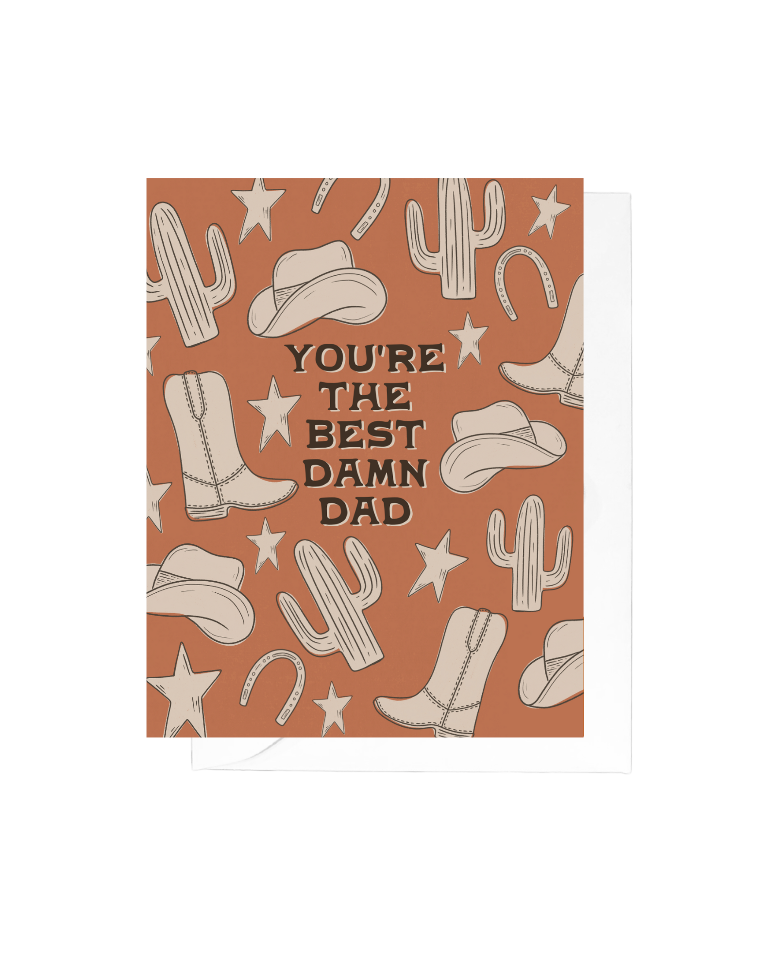 Best Damn Dad Father's Day Greeting Card