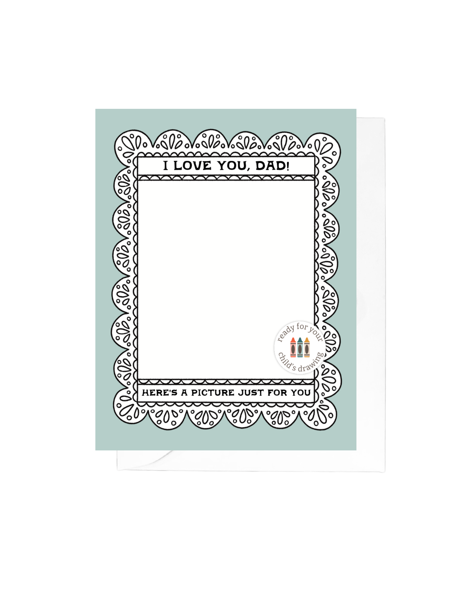 Dad Picture Frame Greeting Card