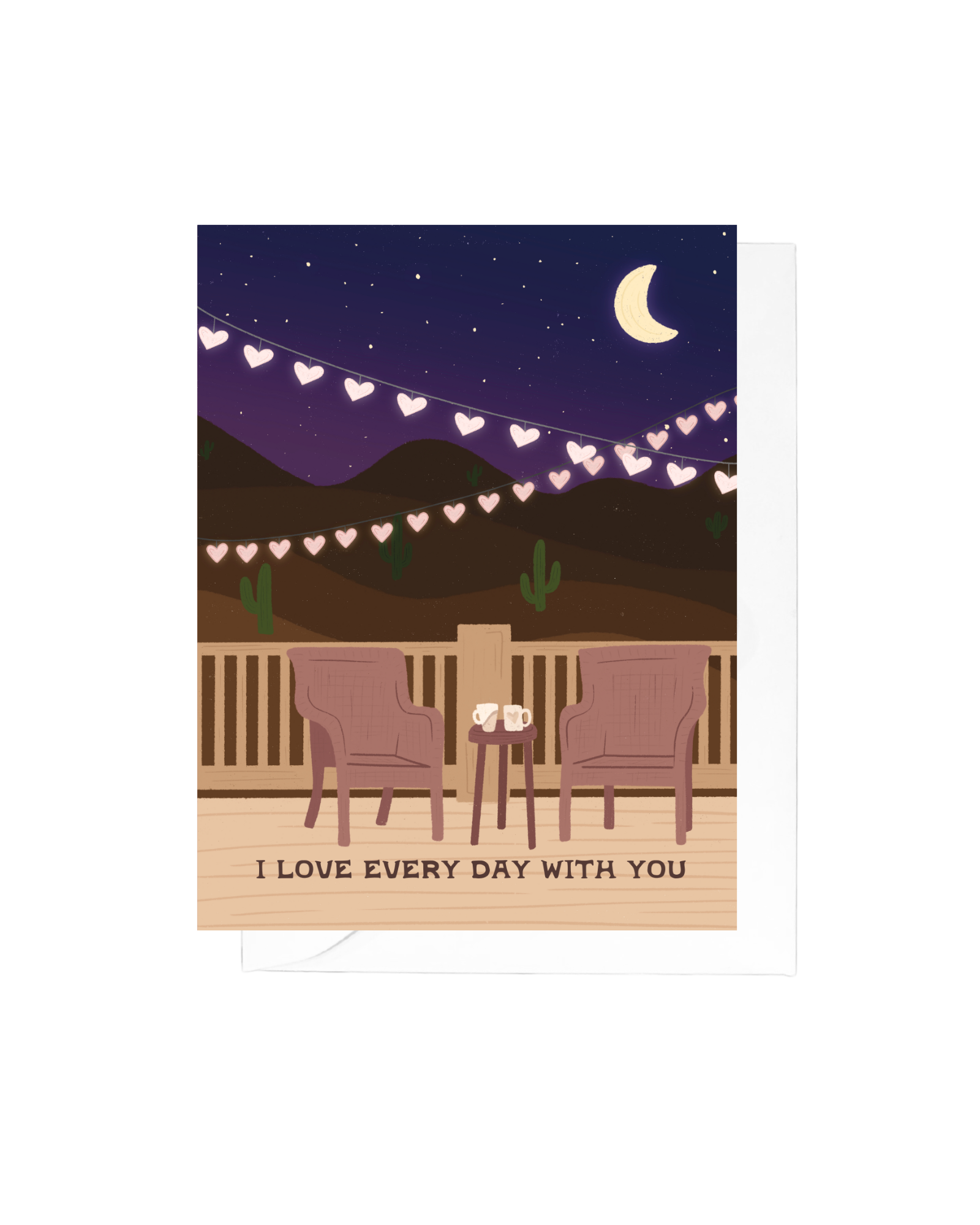 I Love Every Day With You Greeting Card