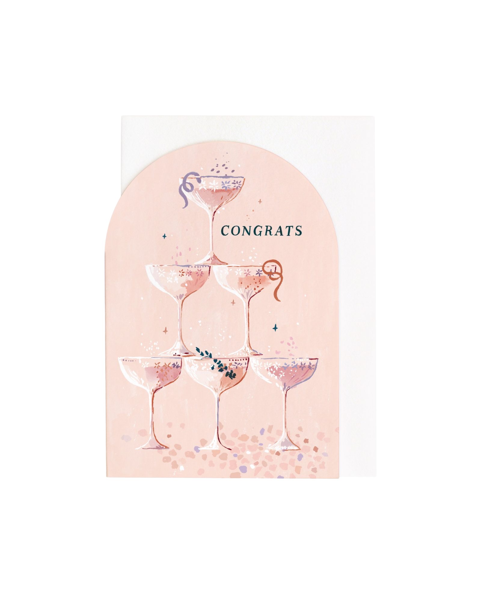 Champagne Congratulations Greeting Card