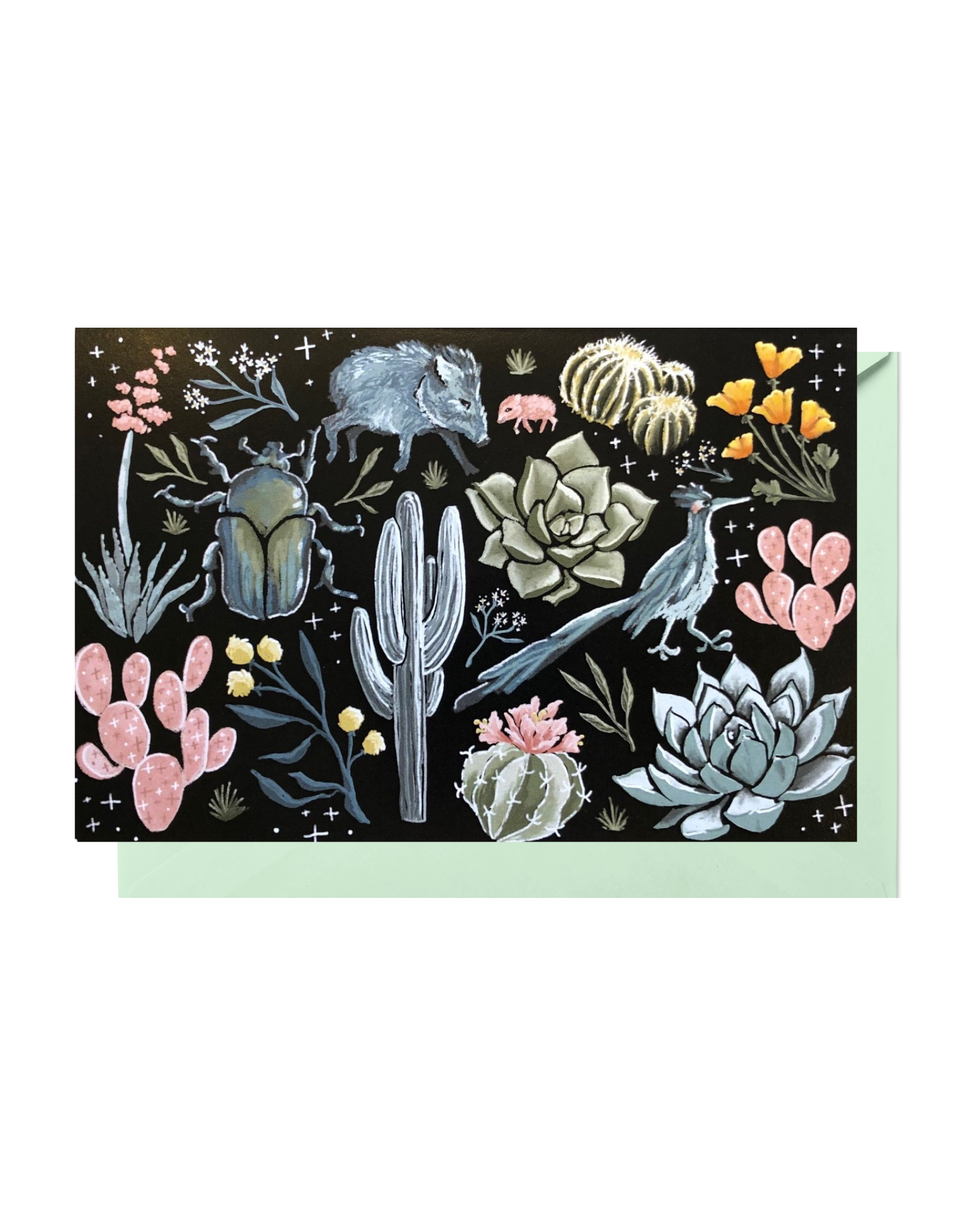 Black Desert Species Greeting Card
