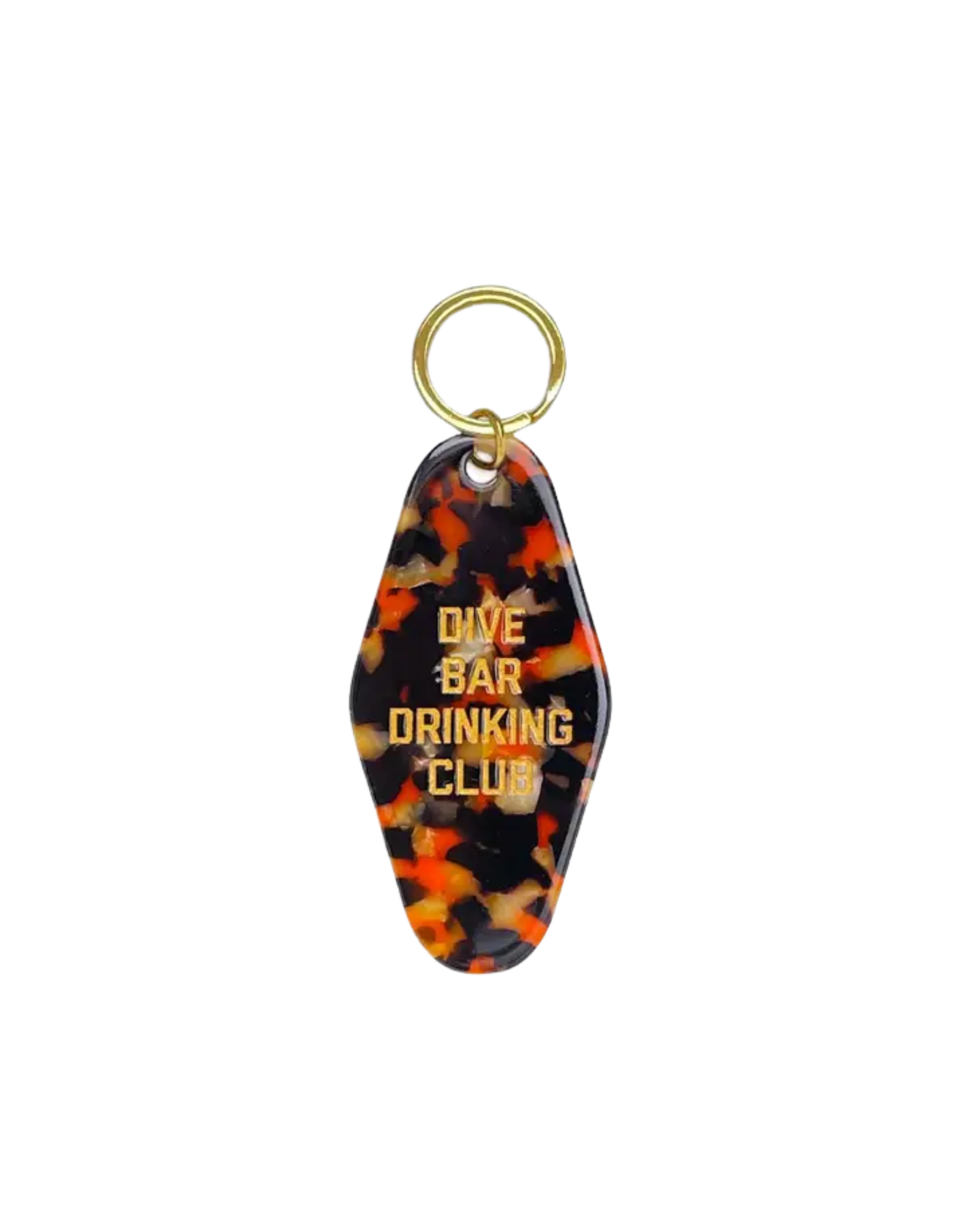 Dive Bar Drinking Club Keychain