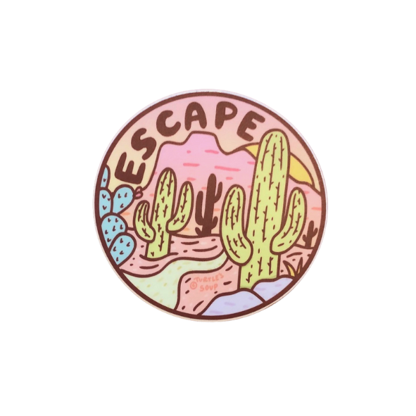 Escape Outdoorsy Vinyl Sticker