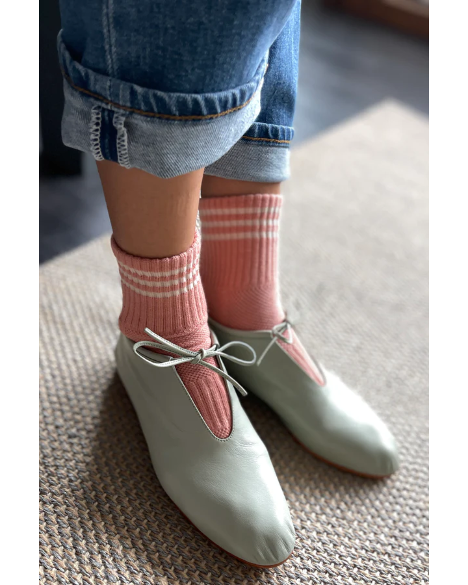 Girlfriend Socks | Salmon