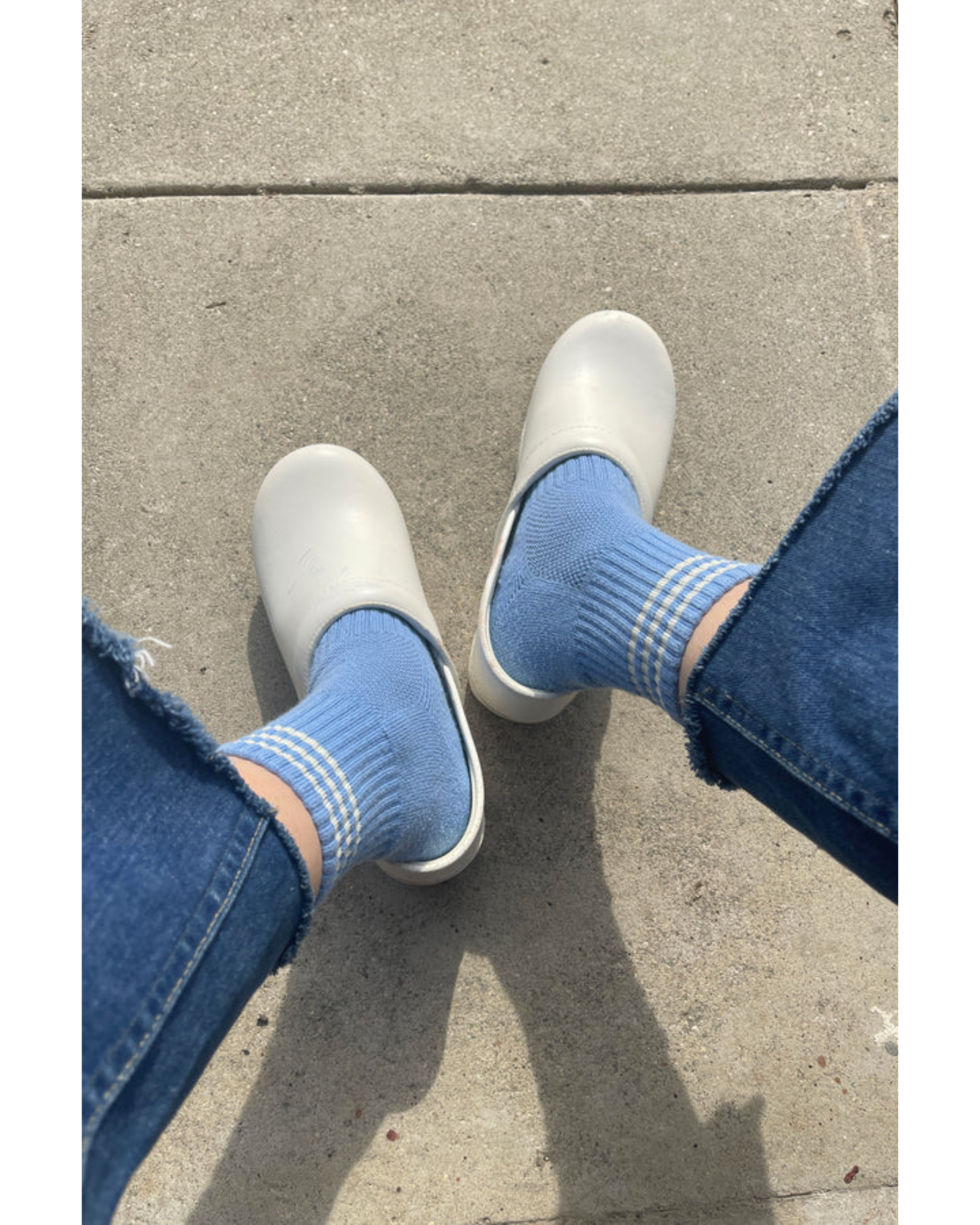 Girlfriend Socks | Parisian Blue