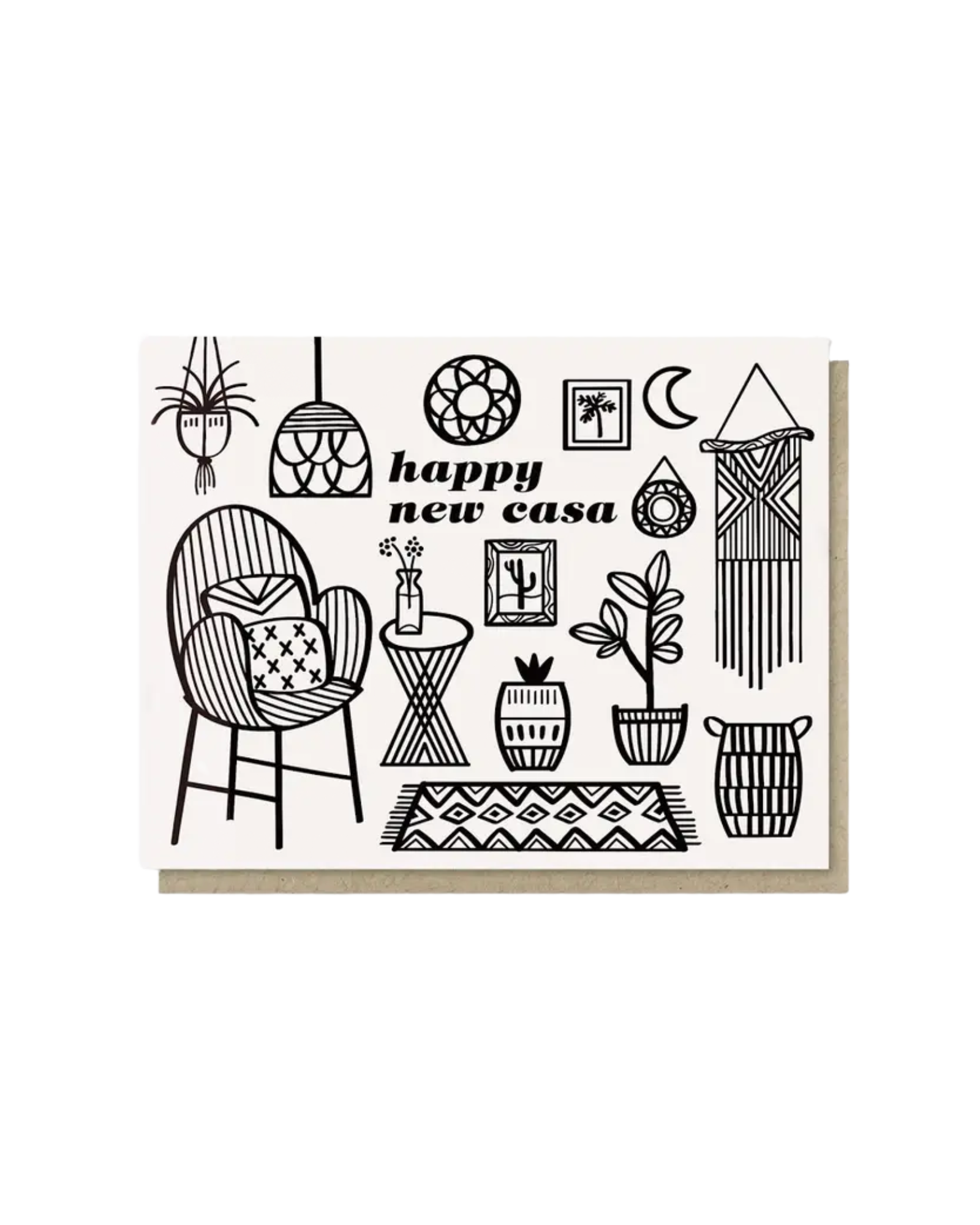 Happy New Casa Greeting Card