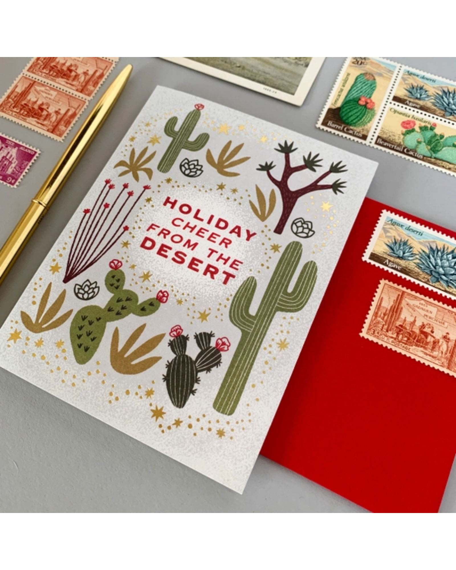 Holiday Cheer from the Desert Greeting Card