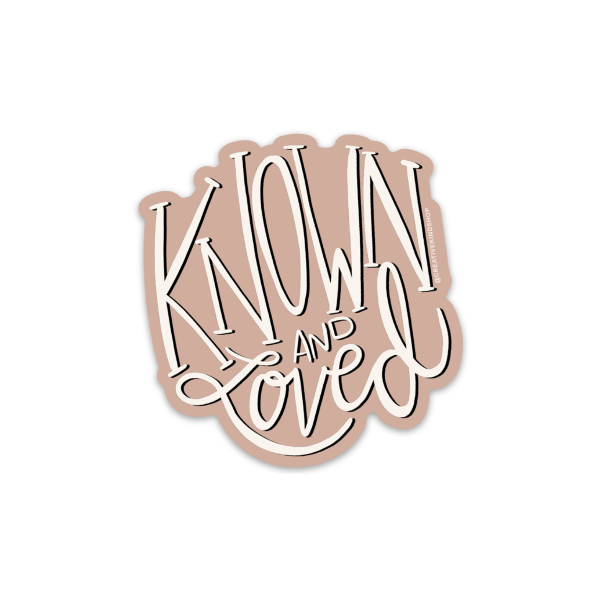 Known & Loved Vinyl Sticker