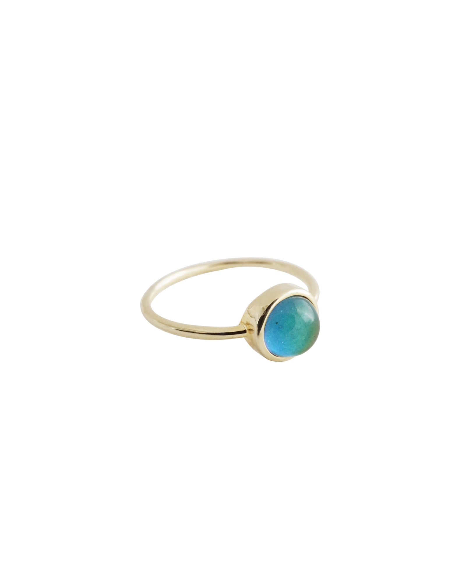 Sterling Silver Color Changing Mood Ring for Children and Women 3