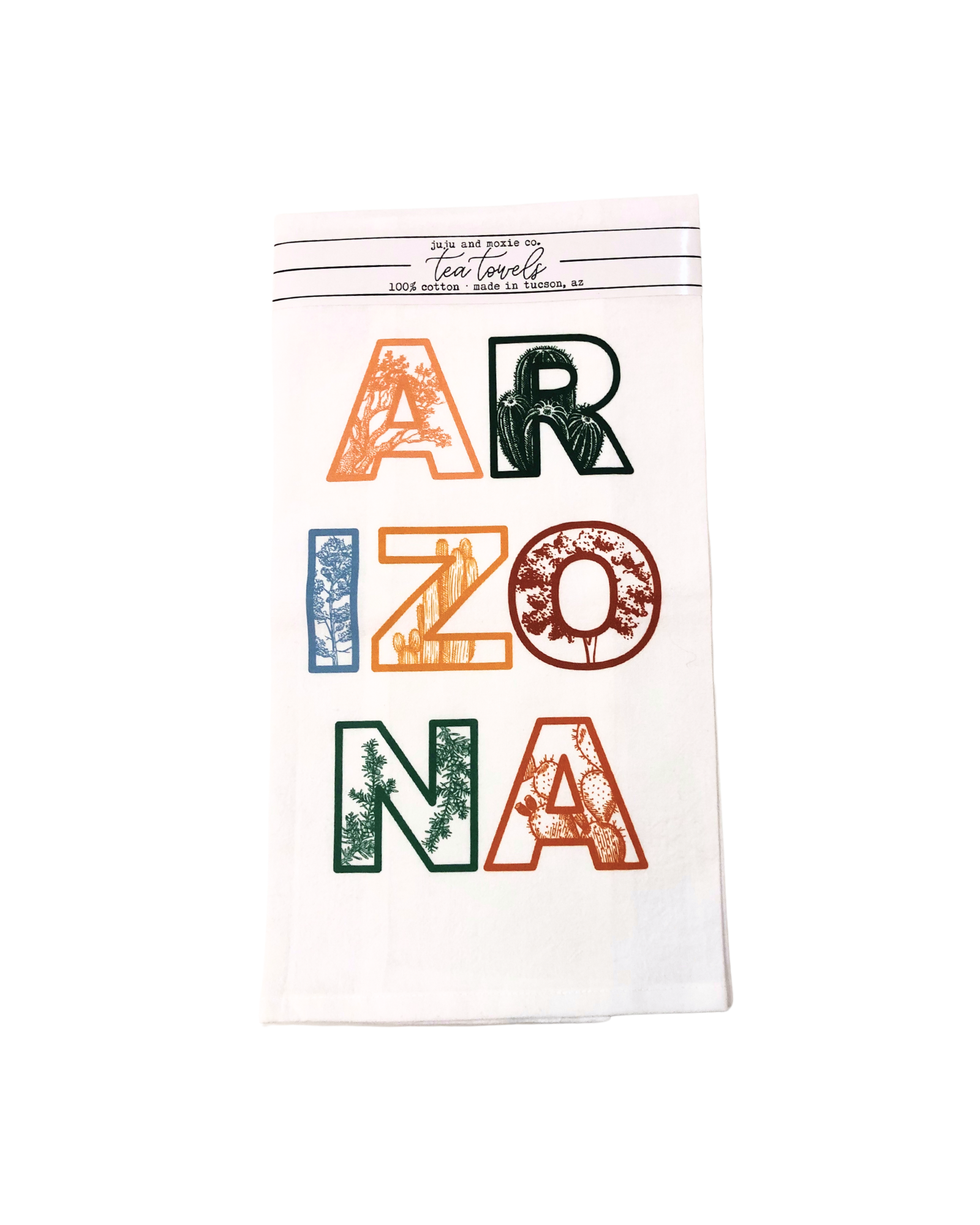 Arizona Botanical Tea Towel
