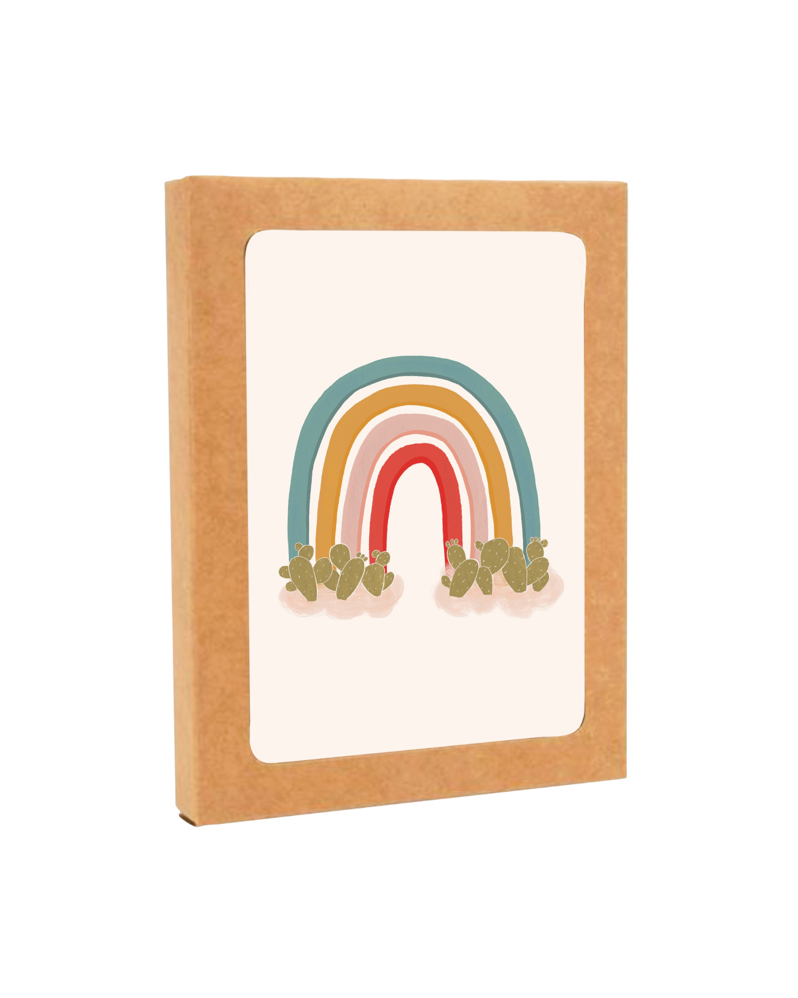 Prickly Pear Rainbow Greeting Card Box Set of 8