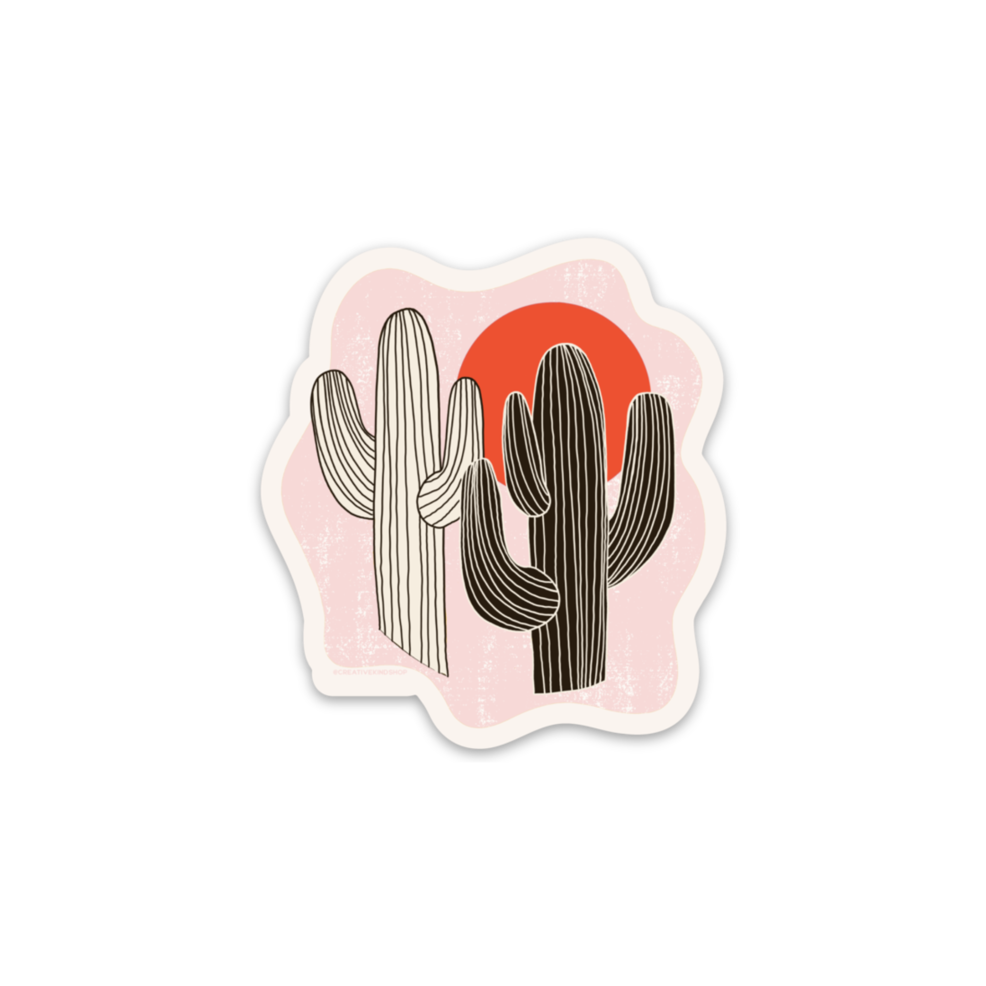 Saguaro Silhouettes Vinyl Sticker