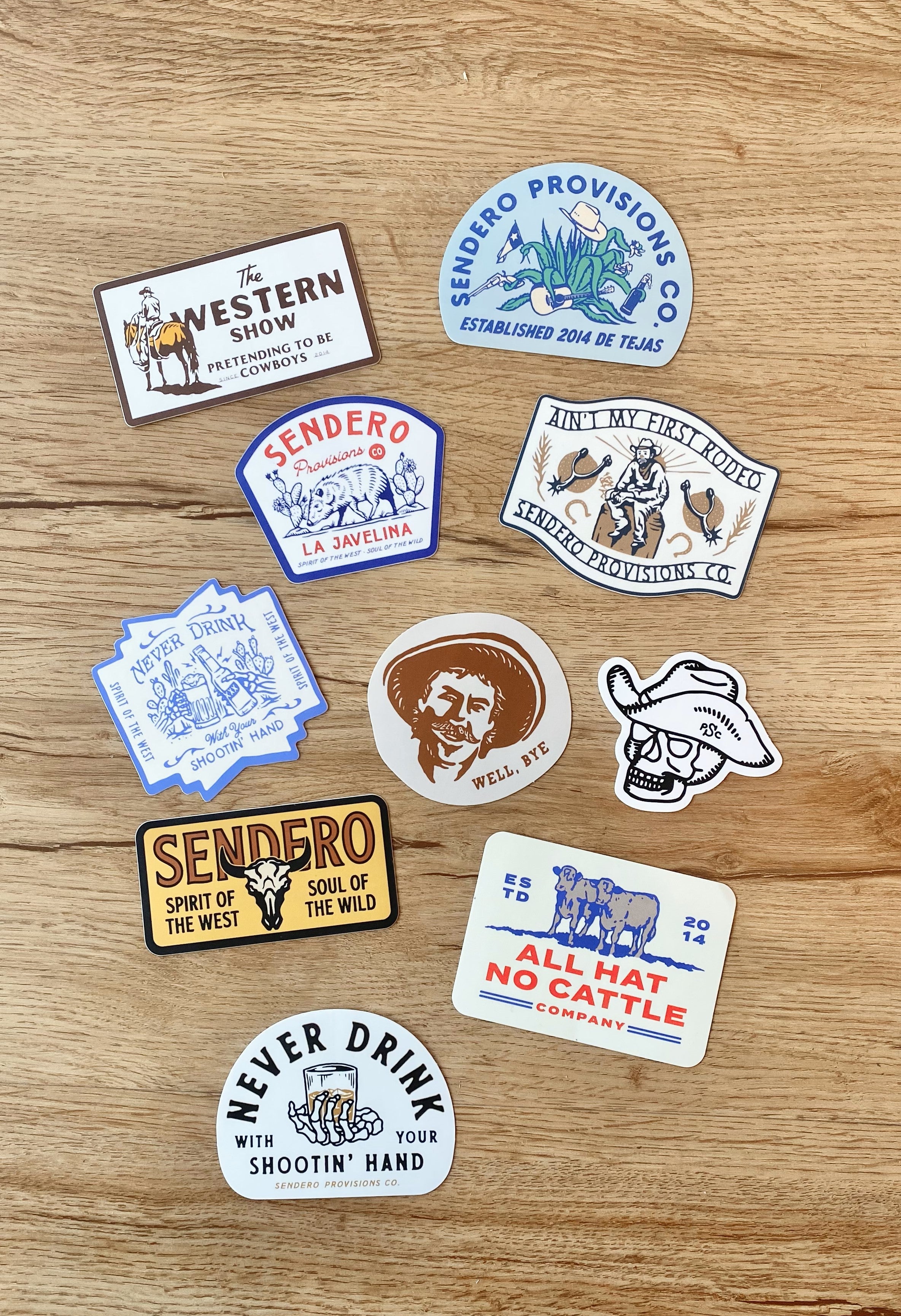 Western Show Vinyl Sticker