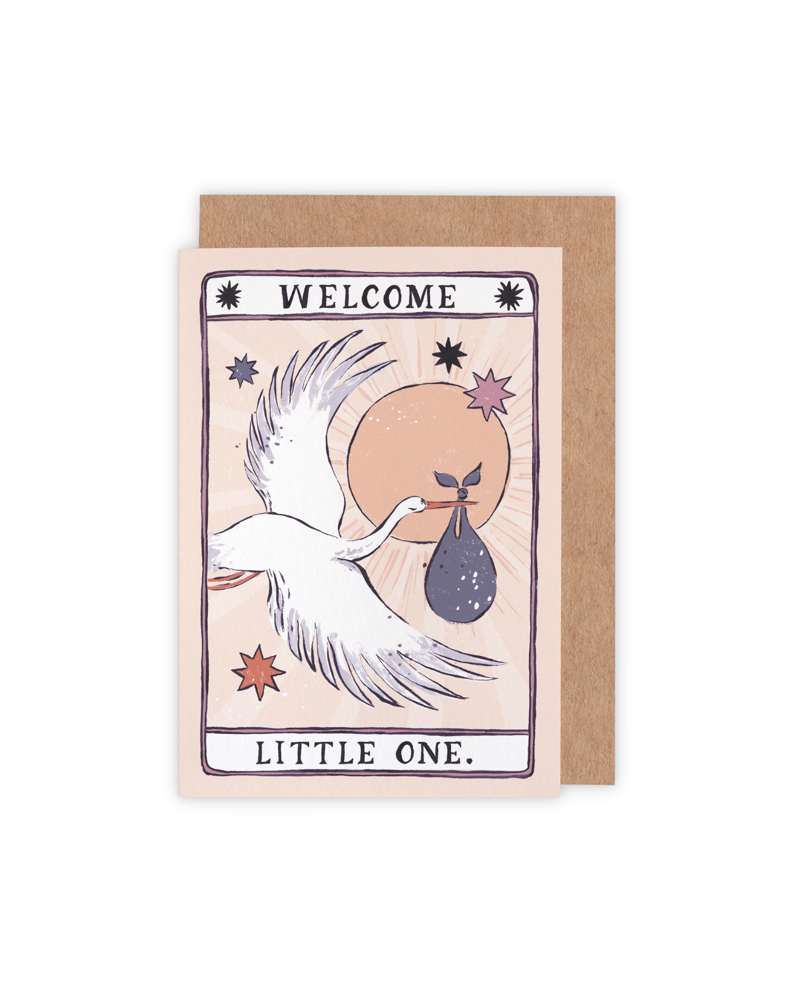 Stork New Baby Greeting Card