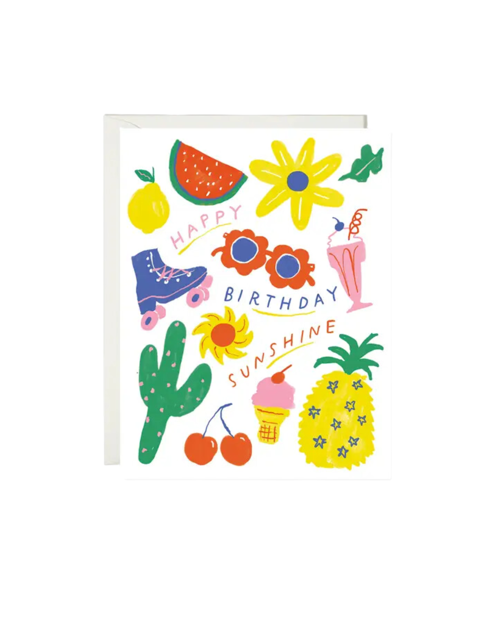 Sunshine Things Birthday Greeting Card