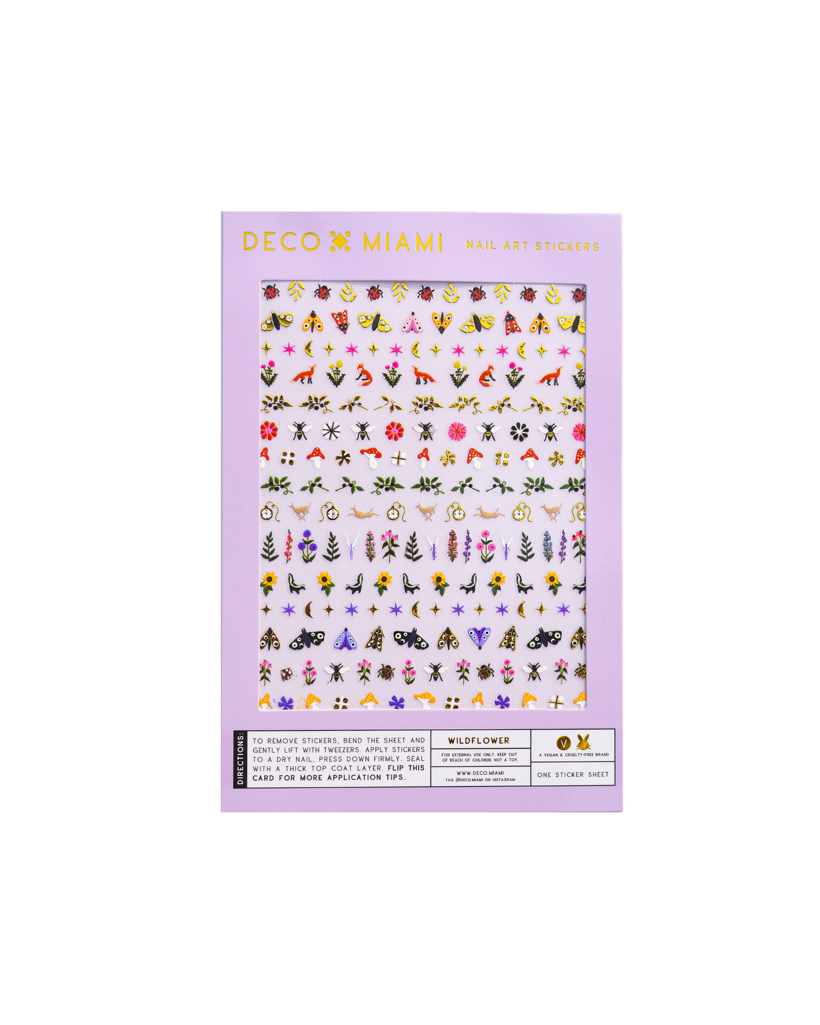 Wildflower Nail Art Stickers