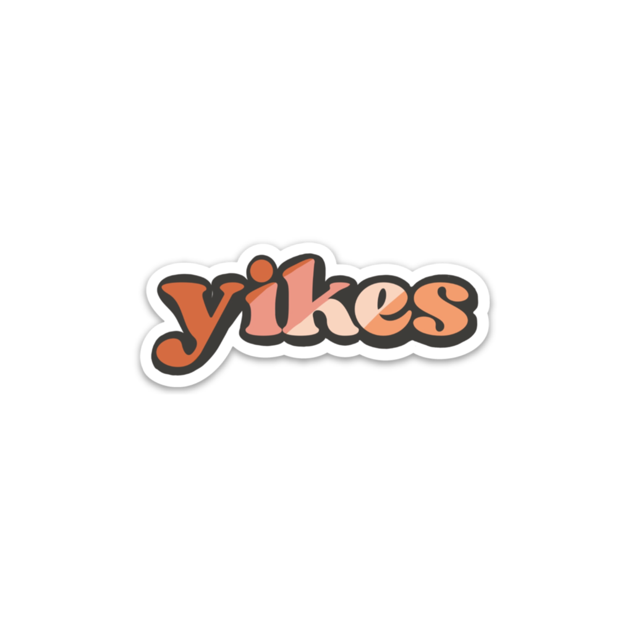 Yikes Vinyl Sticker