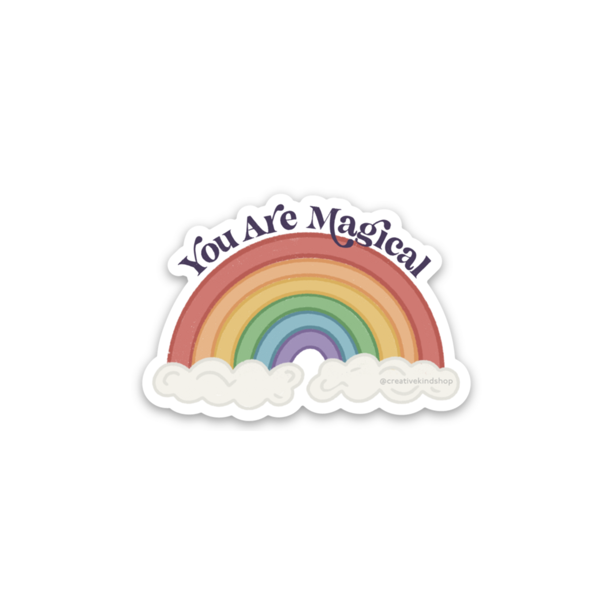 You Are Magical Rainbow Vinyl Sticker