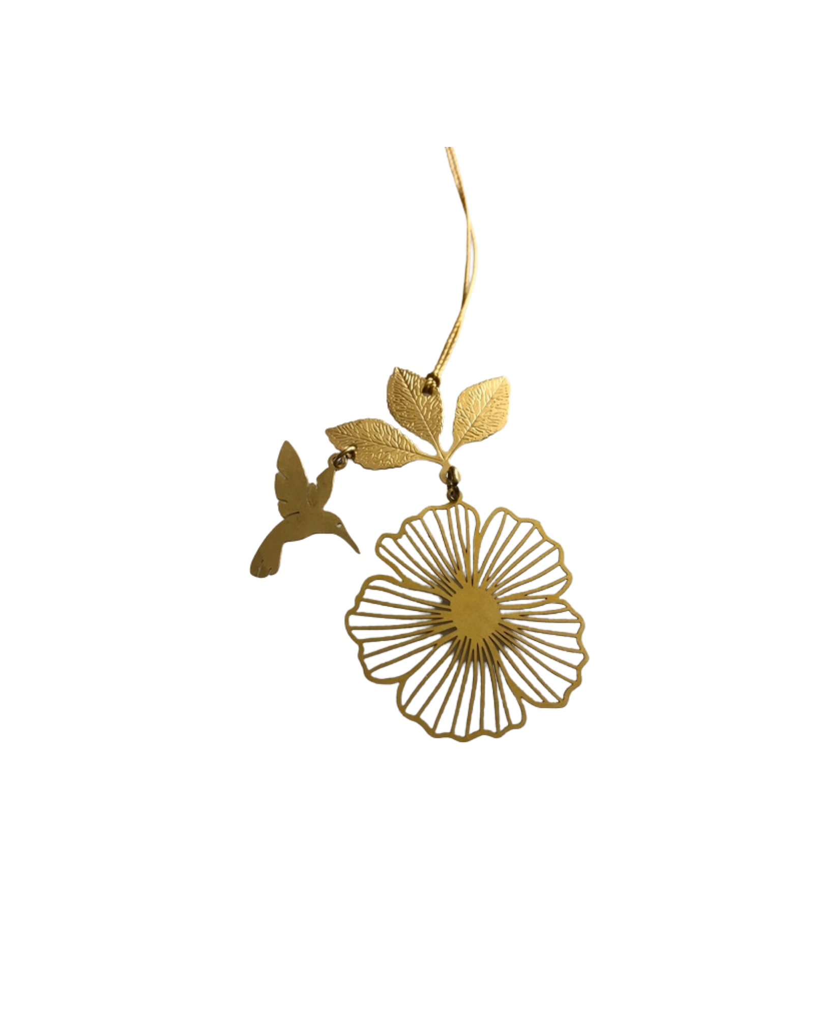 Hibiscus Hummingbird Ornament