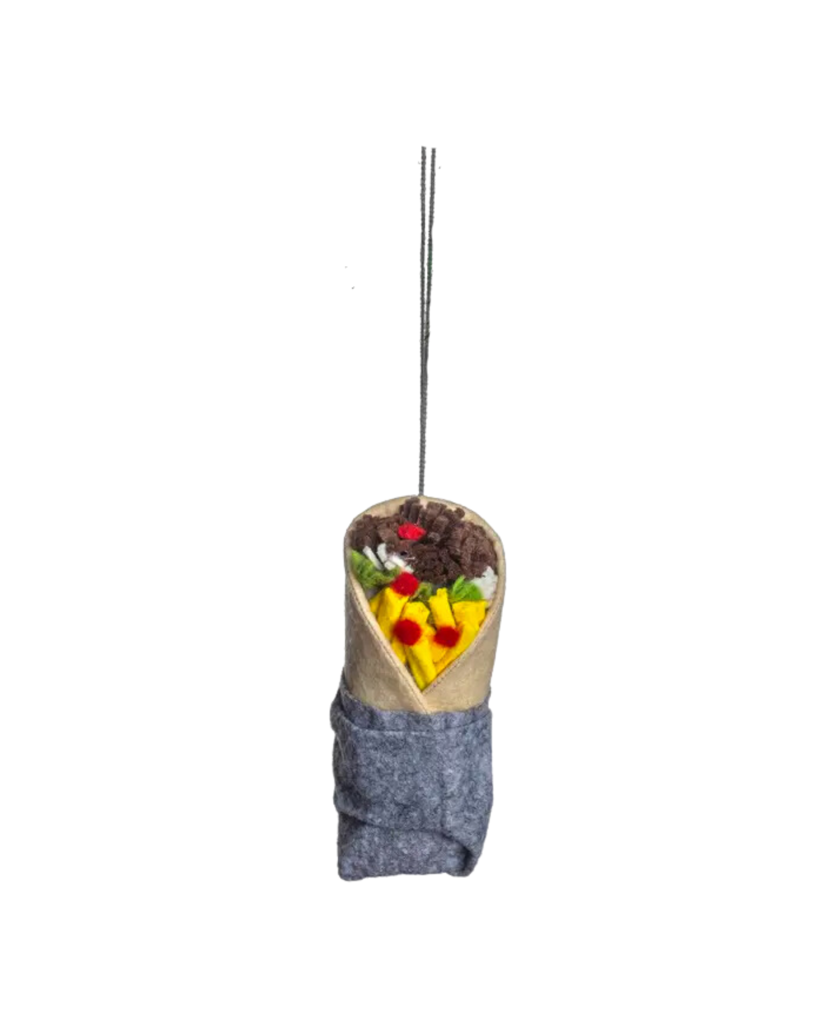 Burrito Felt Ornament