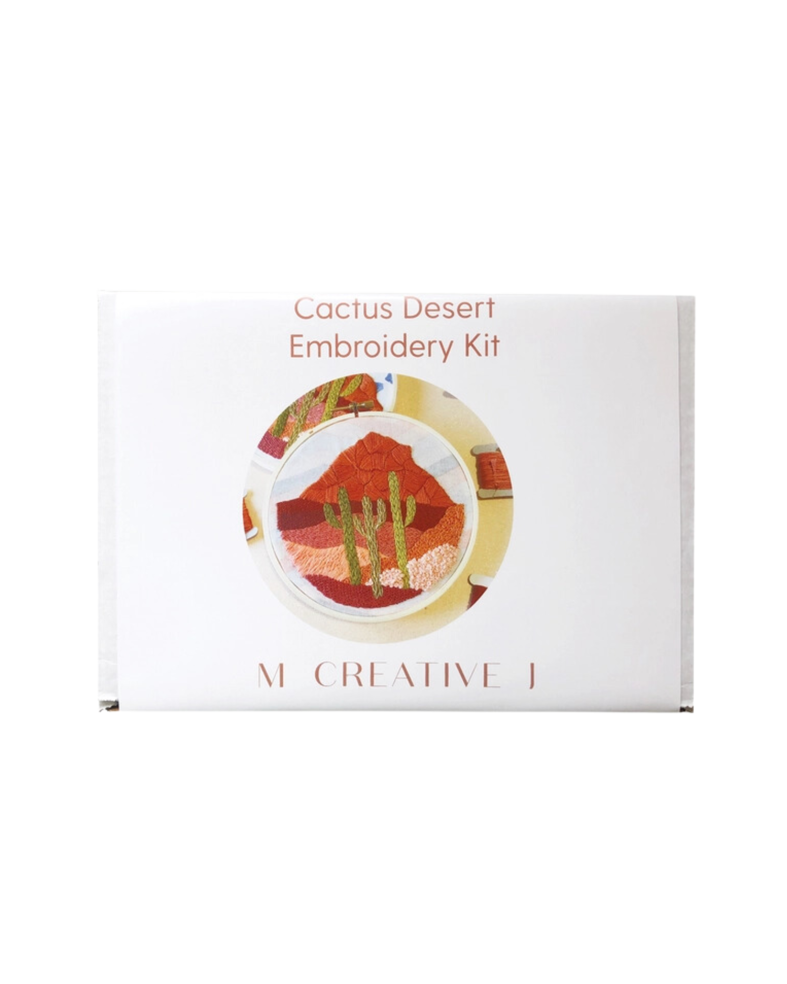 Cactus Desert Embroidery Kit