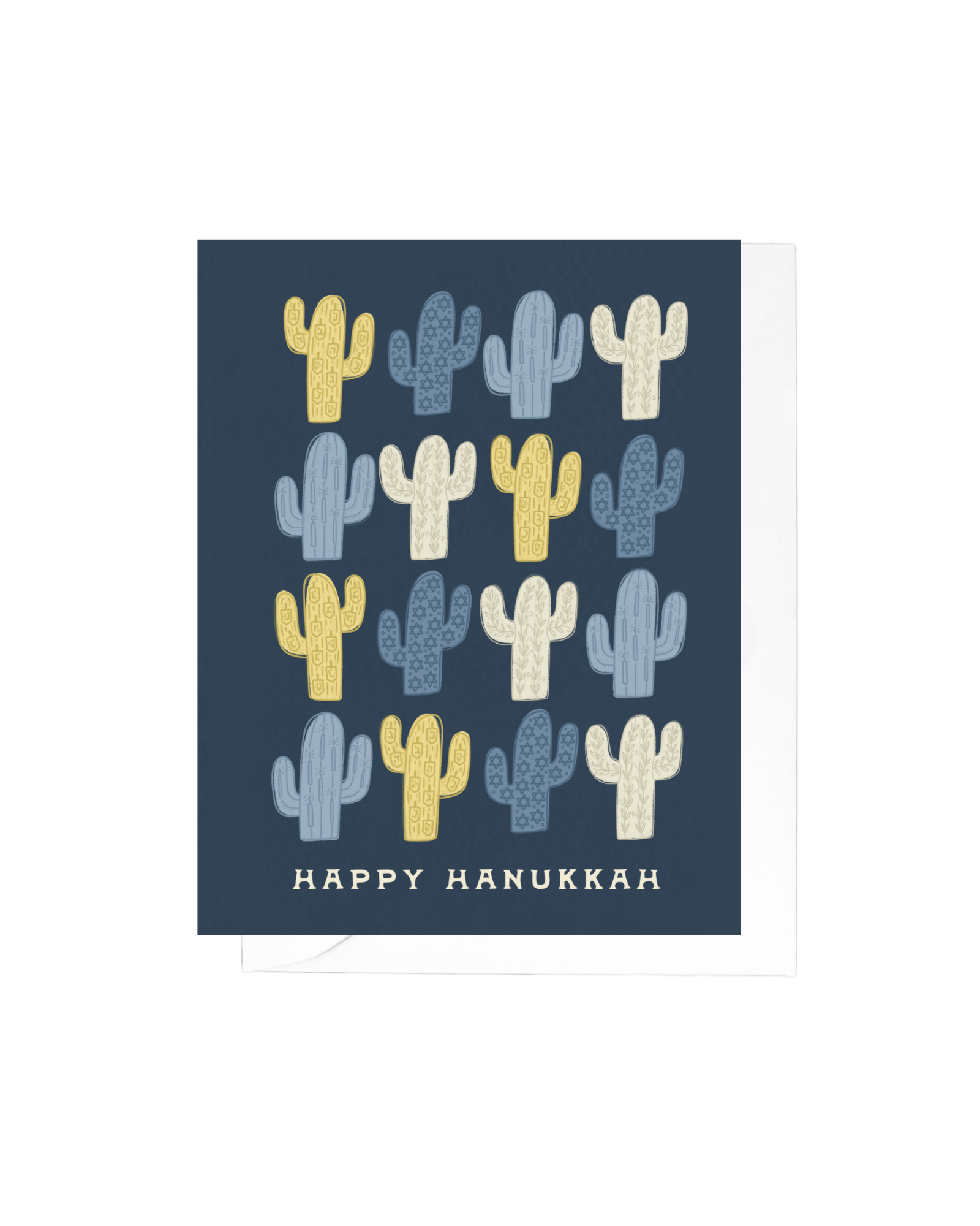 16 Cacti Hanukkah Greeting Card