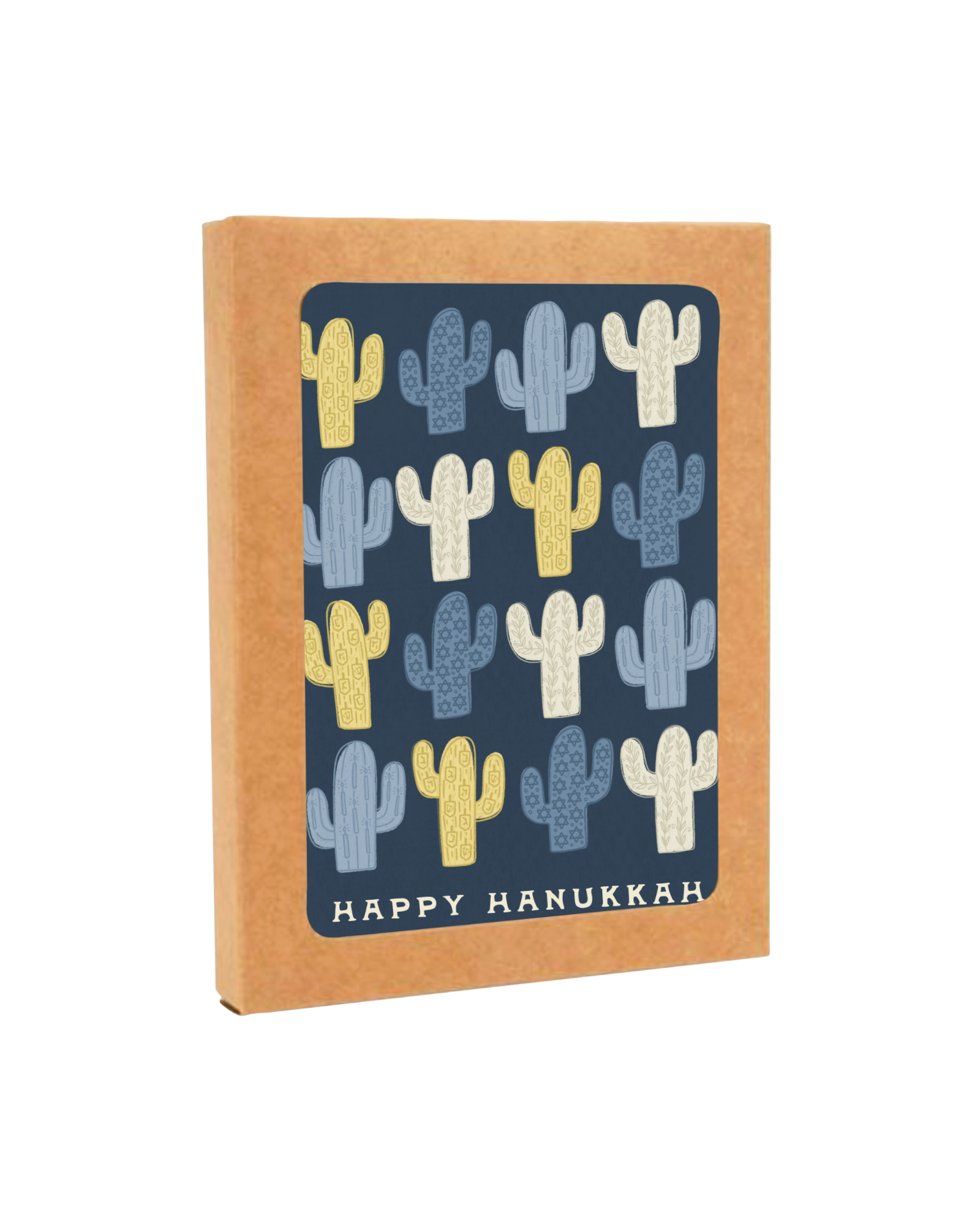 Cactus Hanukkah Greeting Card Box Set of 8