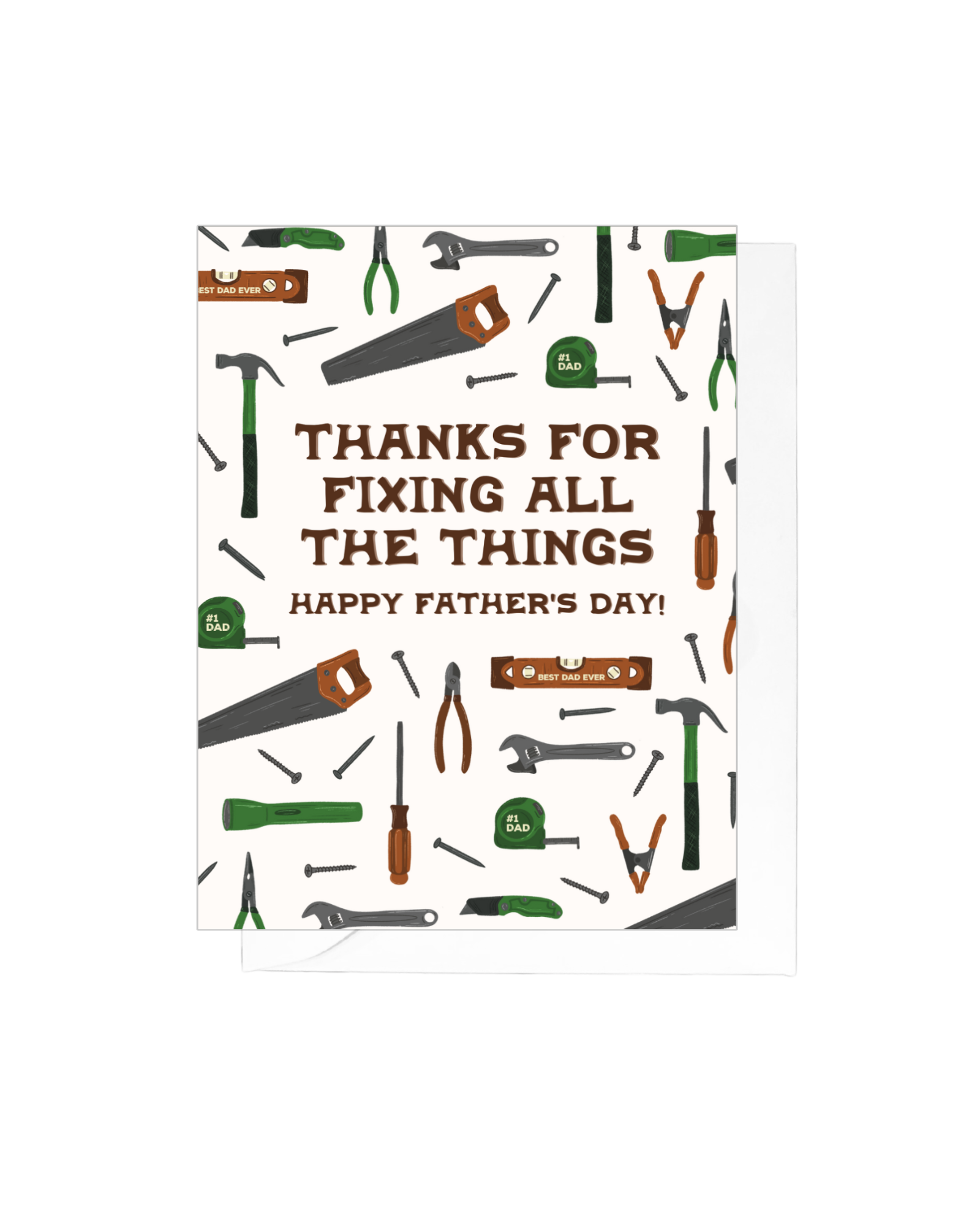 Fixing Things Father's Day Greeting Card