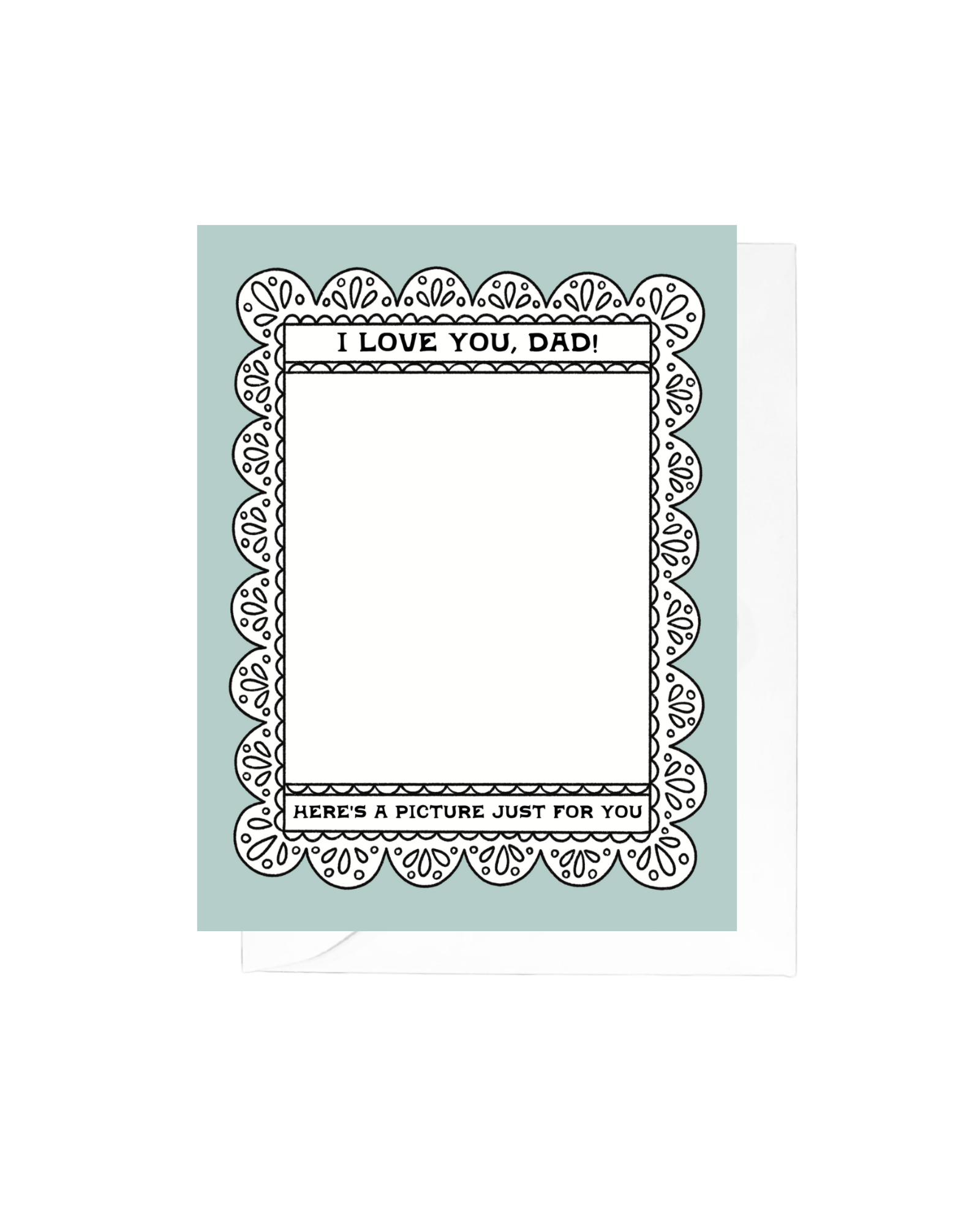 Dad Picture Frame Greeting Card