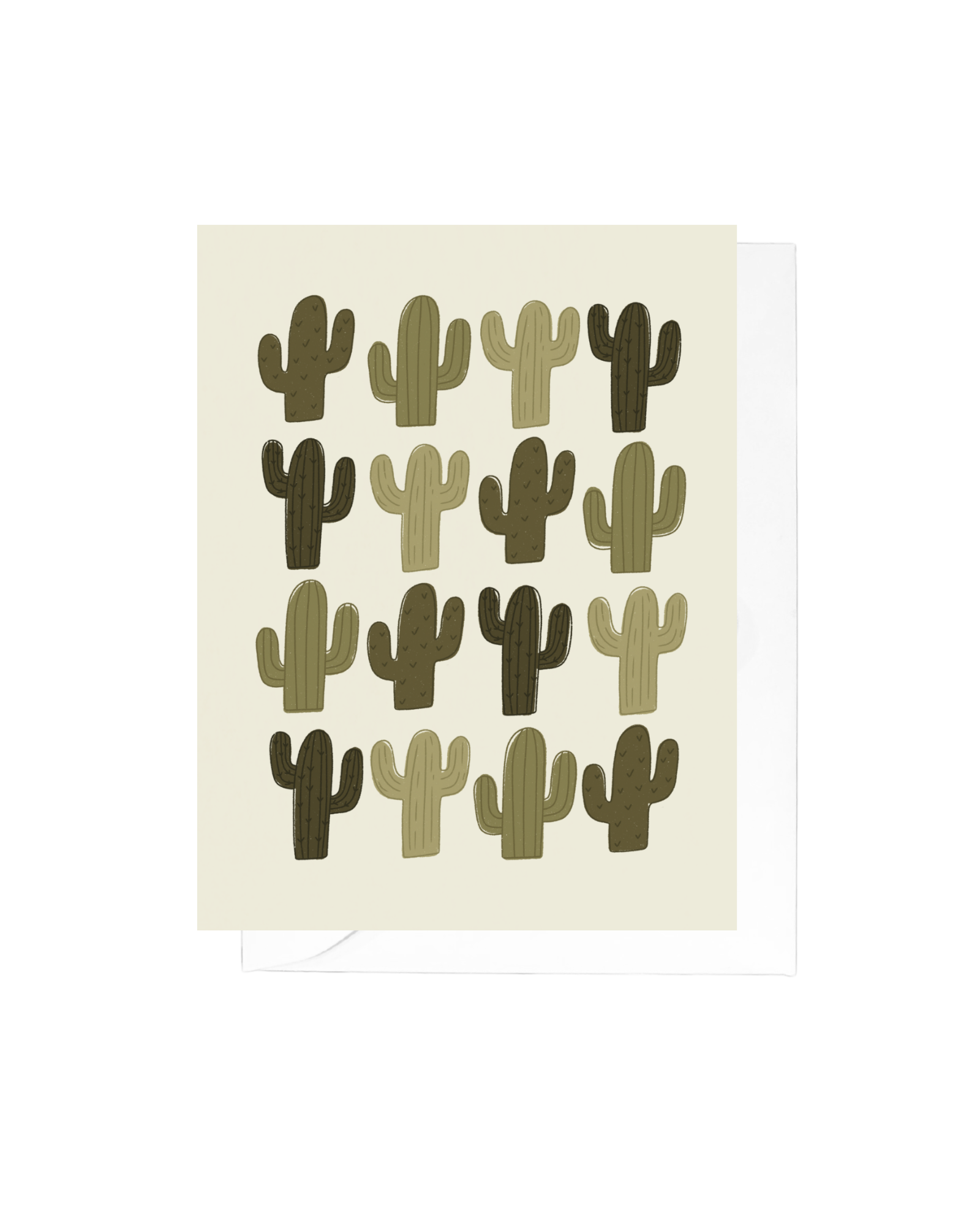 16 Cacti Greeting Card