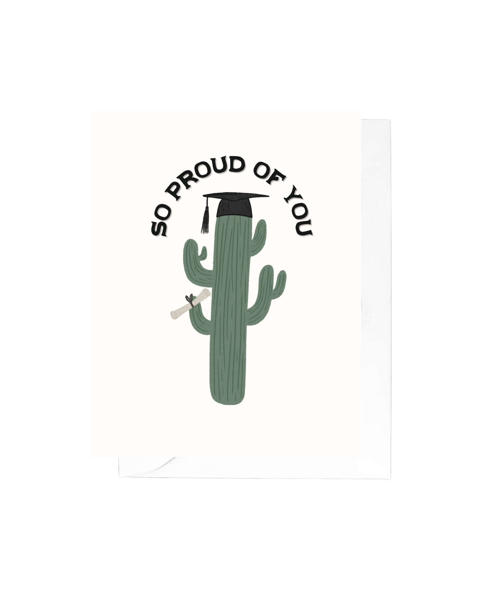 Cactus Grad Greeting Card